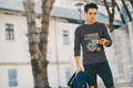 Lactose Intolerant Men's Round Neck Full Sleeve T-shirt - Lyssian
