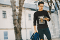 Short Life, Beer = Wife Male Round Neck Full Sleeve T-shirt - Lyssian