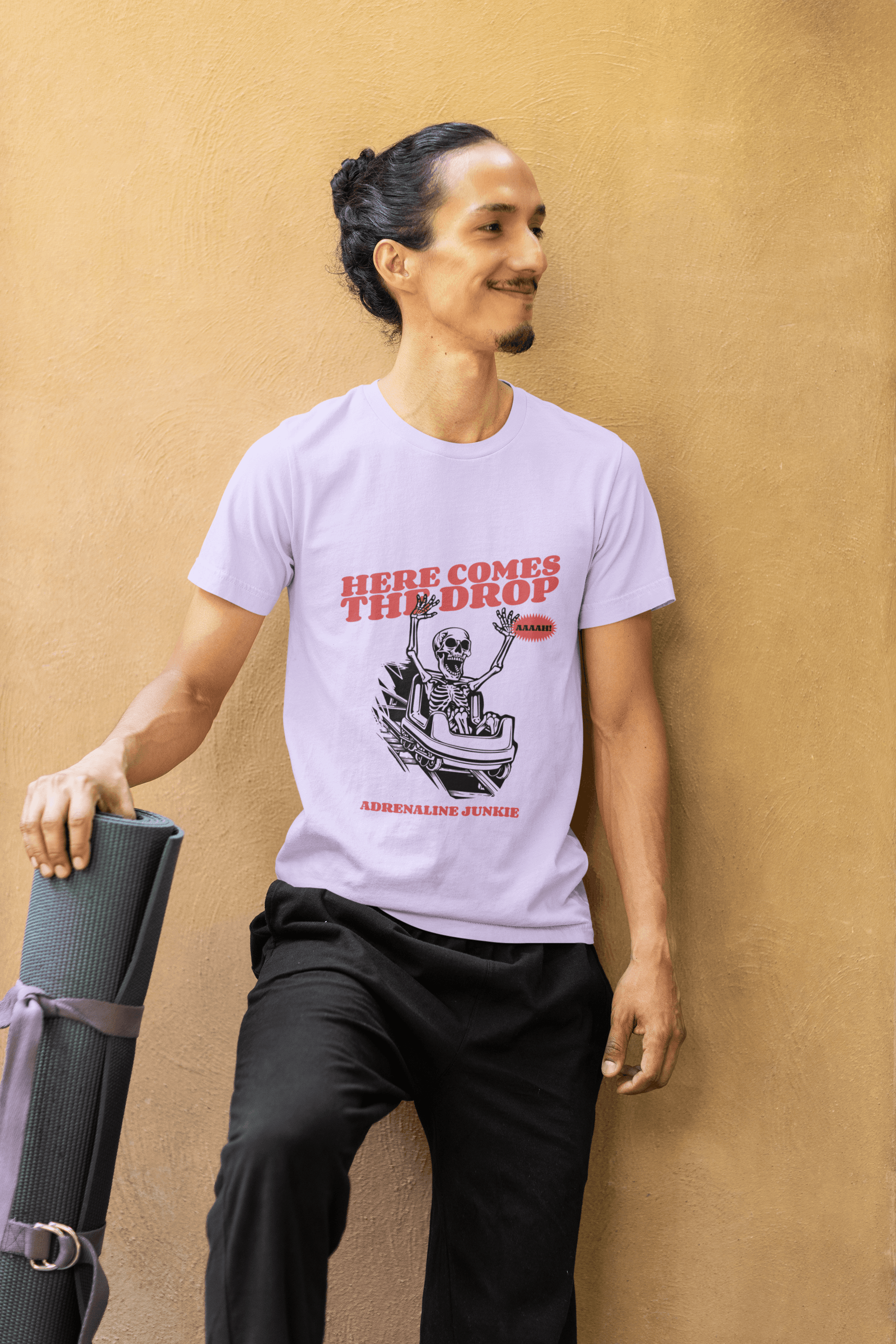Junkie Men's Round Neck Half Sleeve T-shirt - Lyssian