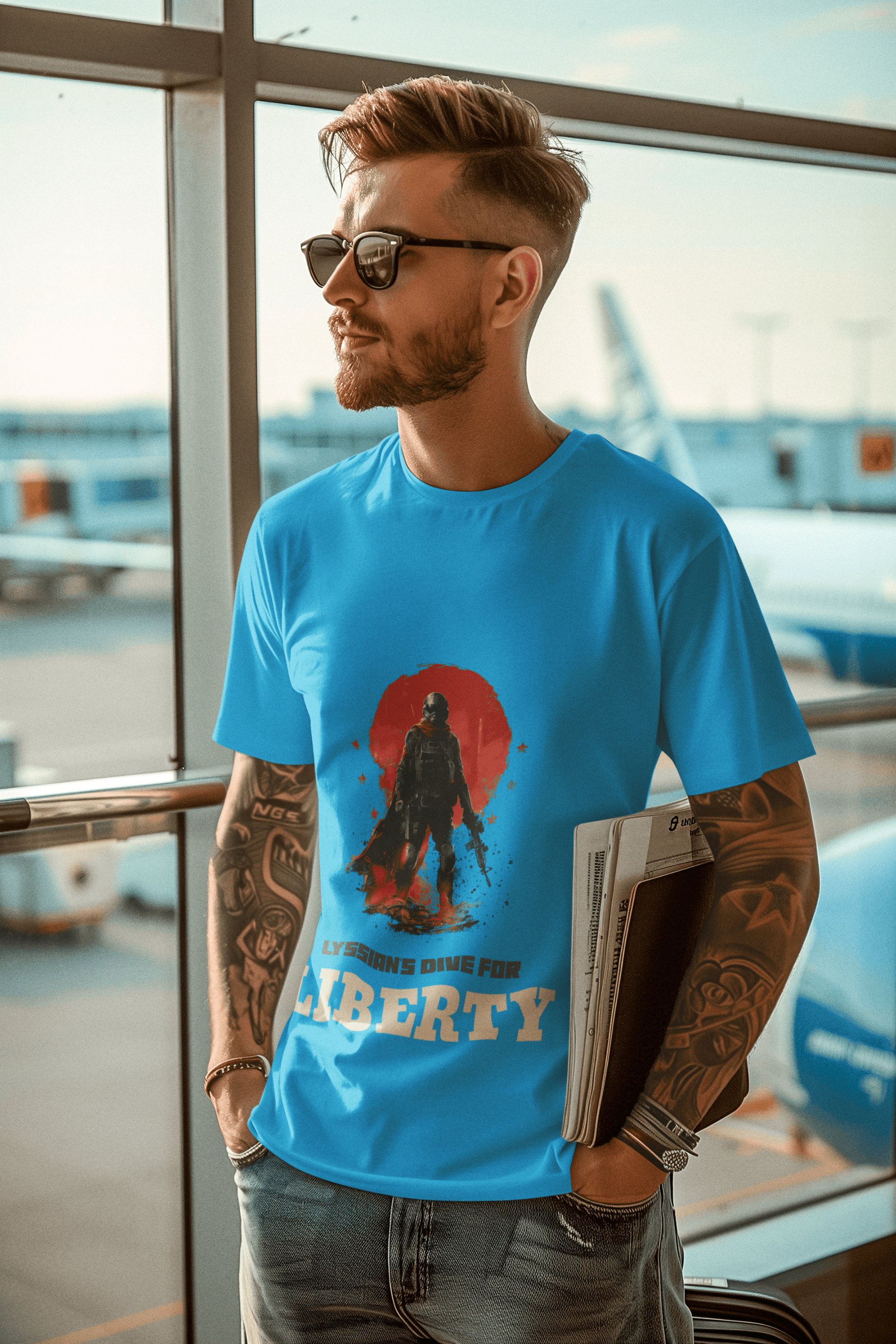 Nirvana Range Men's Round Neck Half Sleeve - Lyssian