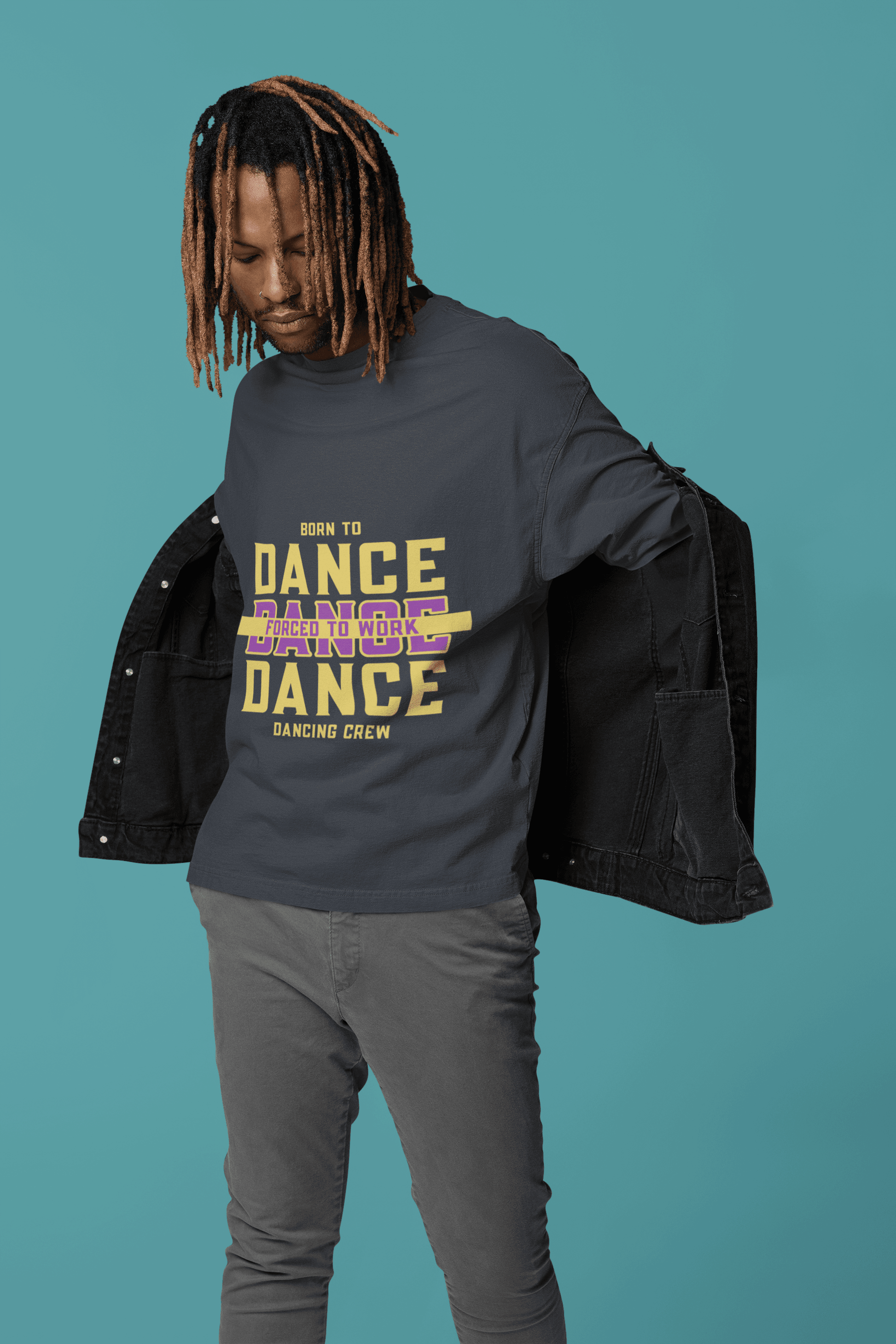 Dance Crew Men's Oversized T-shirt - Lyssian