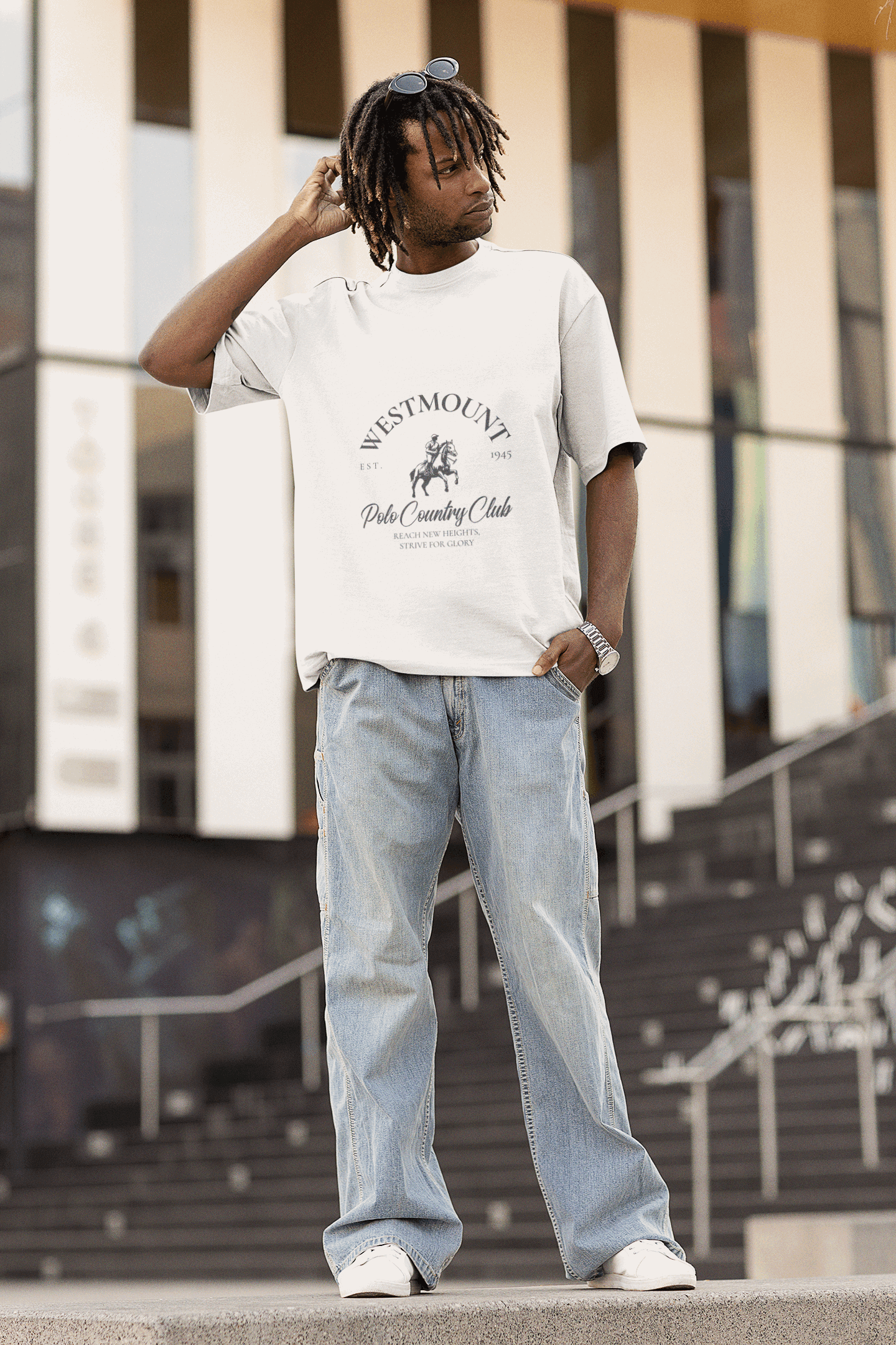 Polo Club Men's Oversized T-shirt - Lyssian