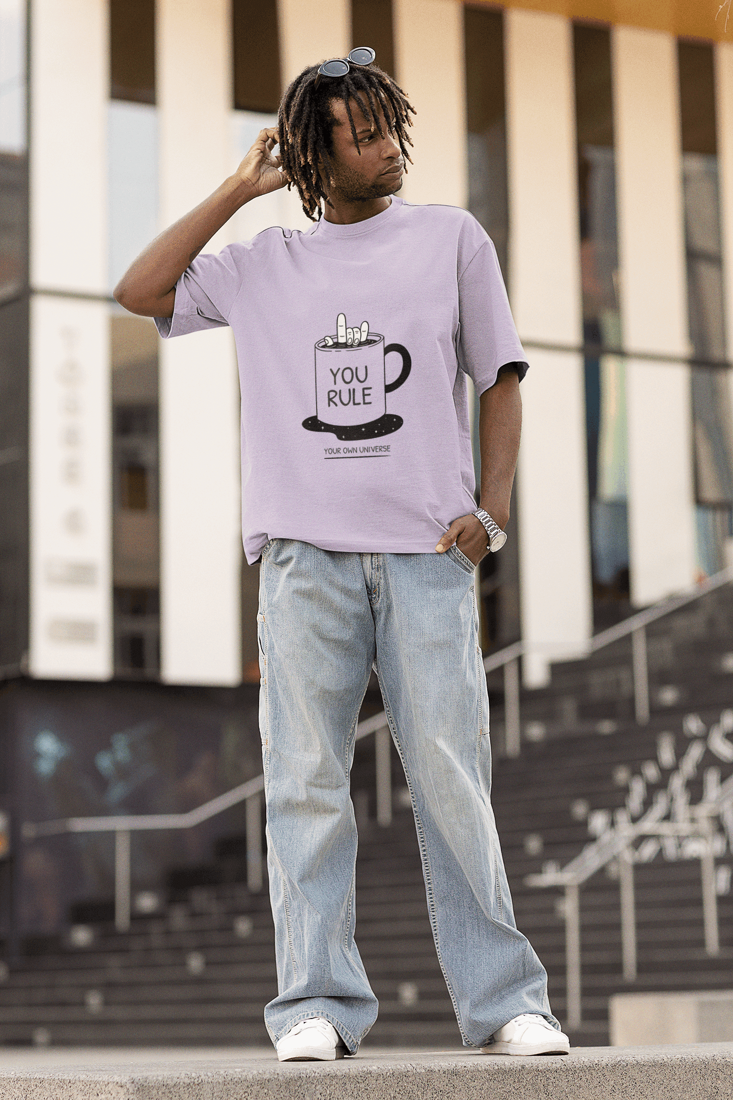 Ruler Men's Oversized T-shirt - Lyssian