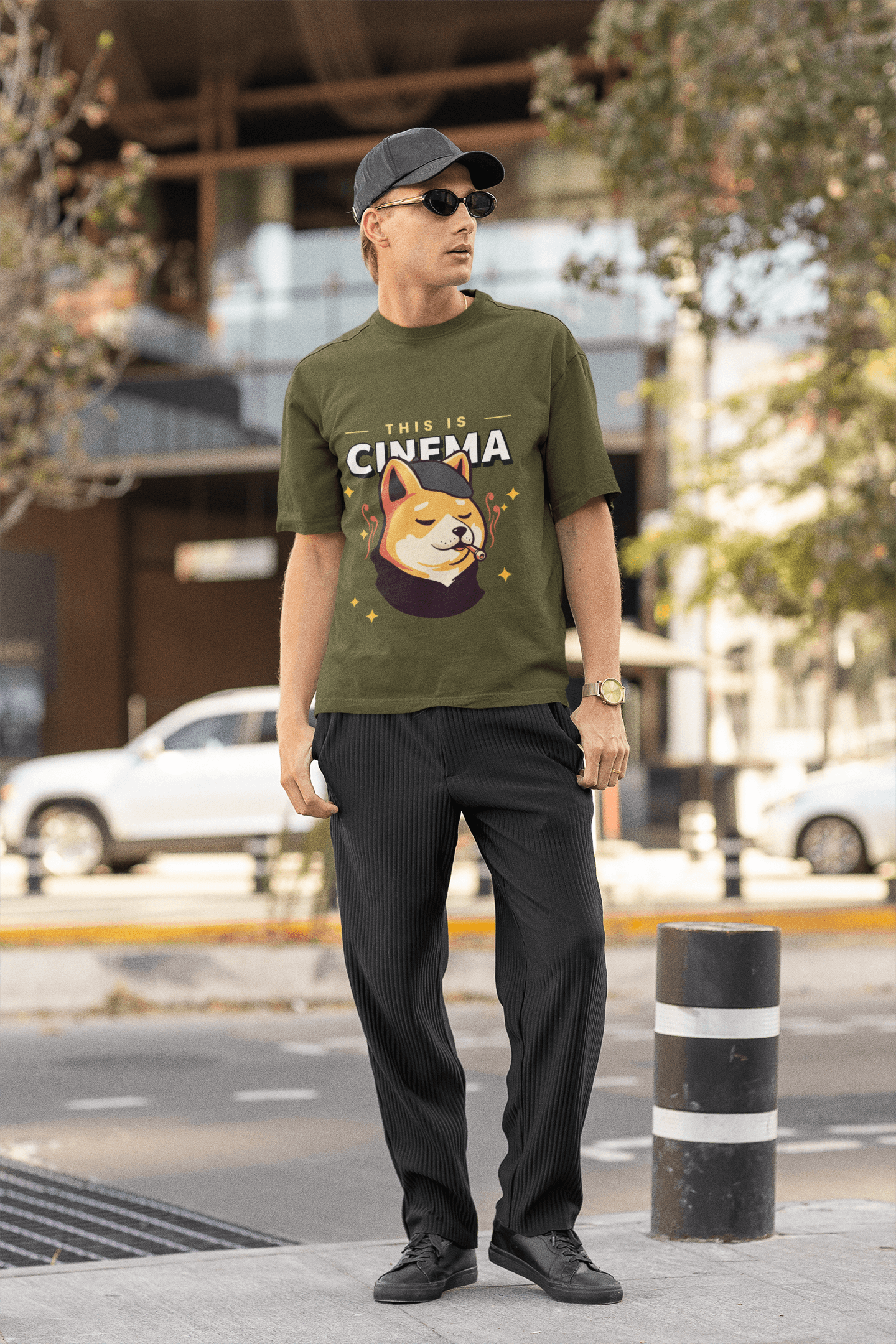Cinema Men's Oversized T-shirt - Lyssian