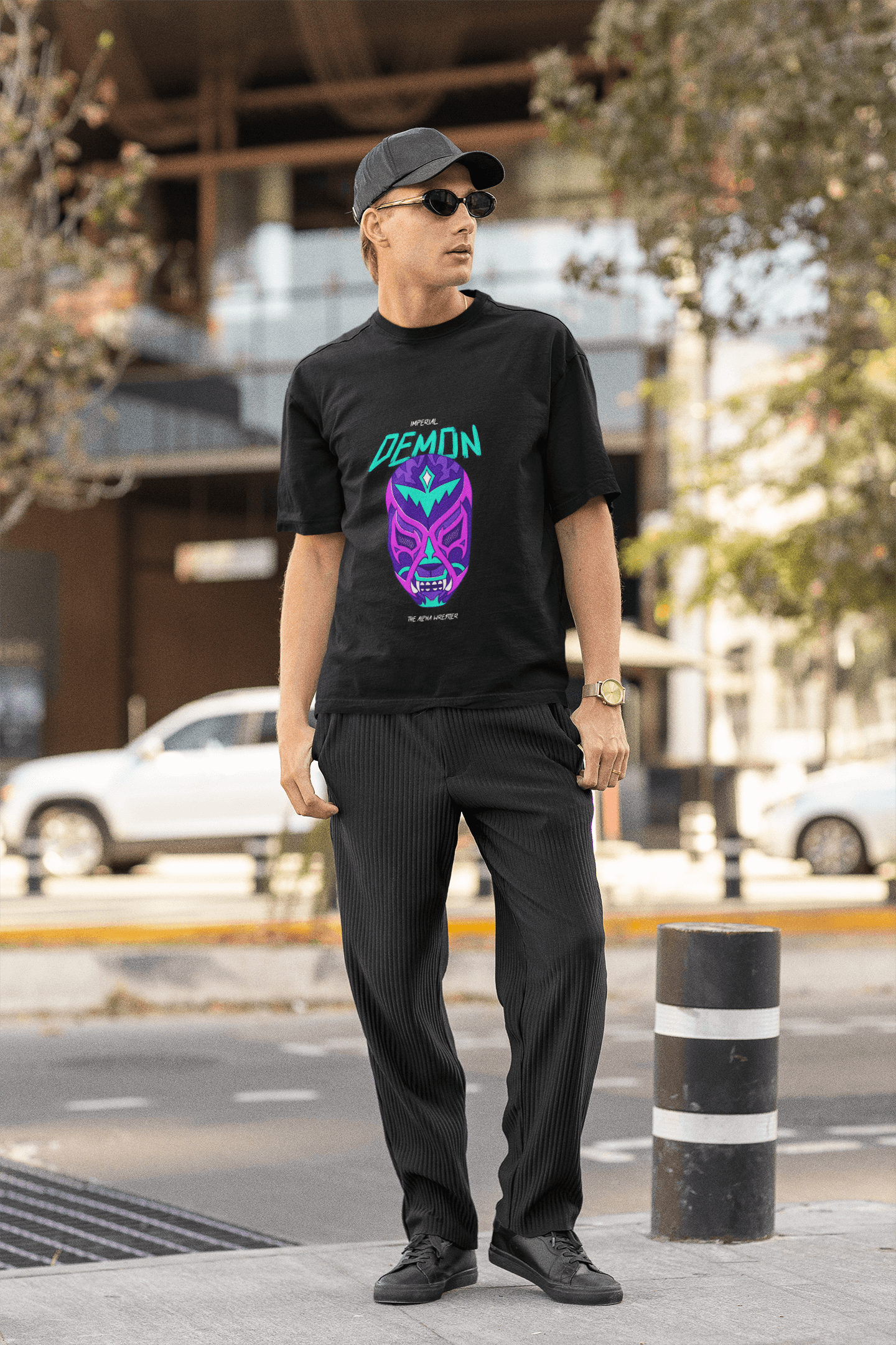 Demon Men's Oversized T-shirt - Lyssian