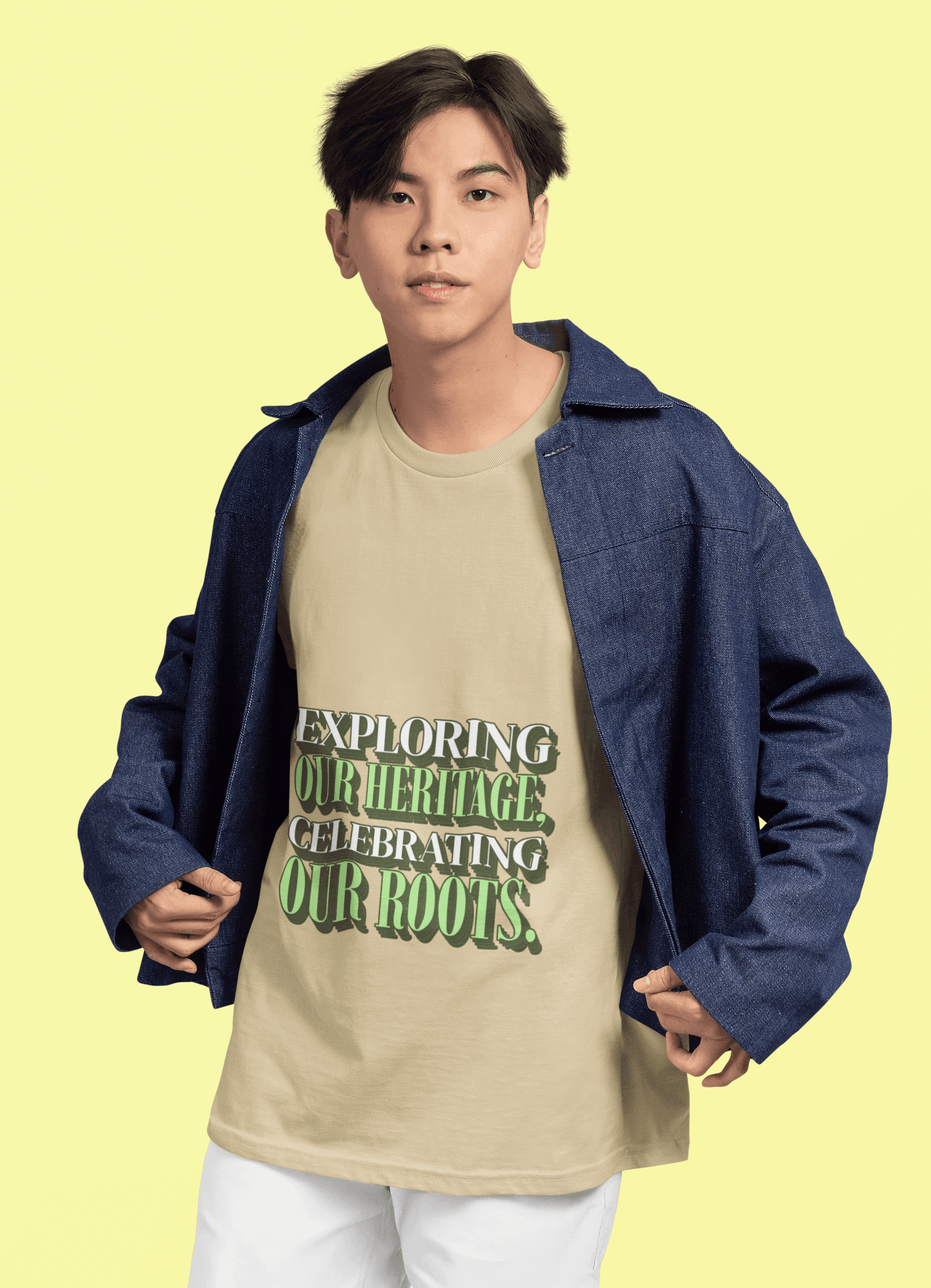 Celebrating Roots Men's Oversized T-shirt - Lyssian