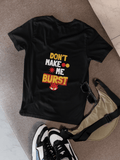 Angry Me Male Round Neck Half Sleeve T-shirt - Lyssian