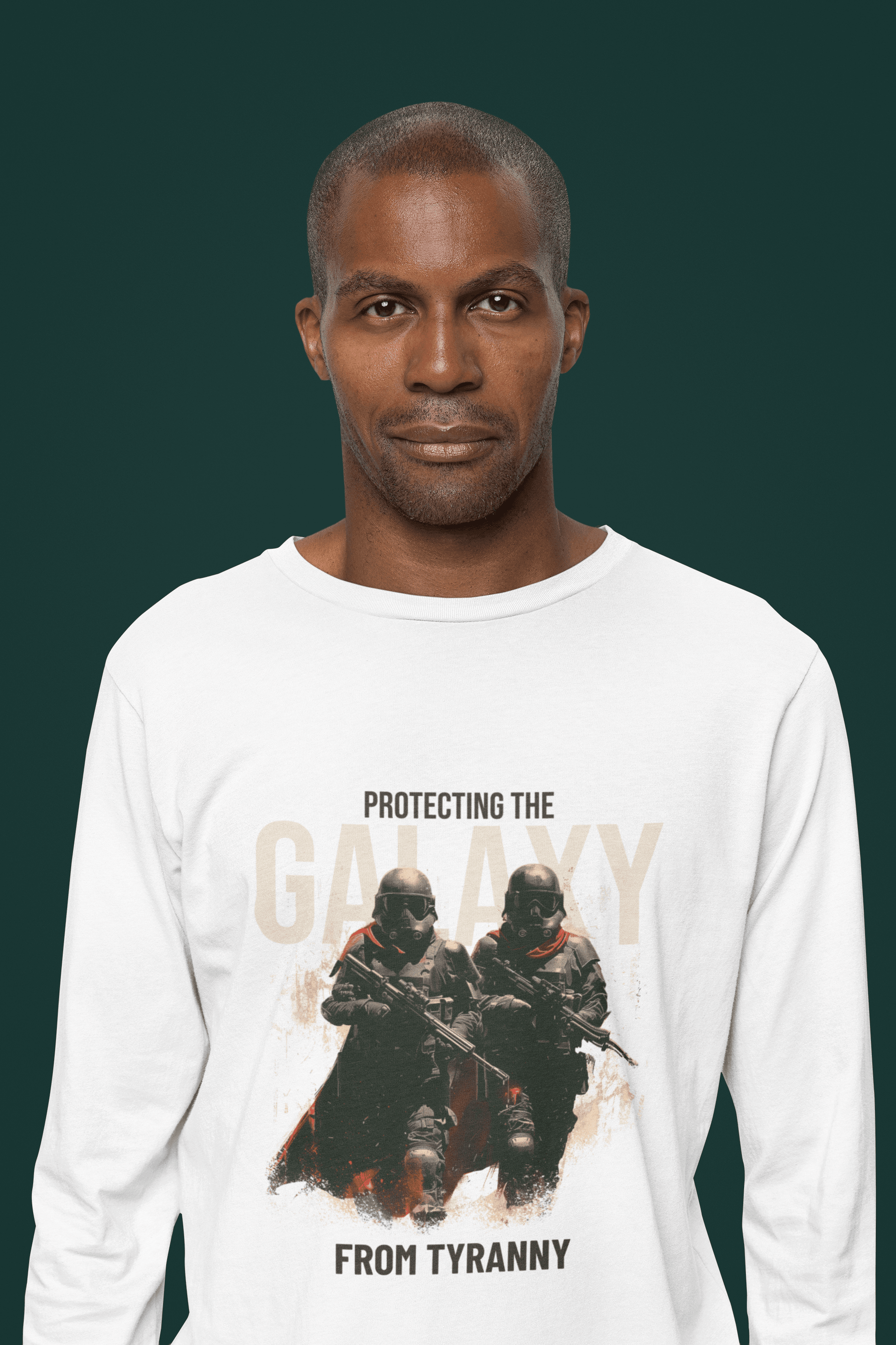Galaxy Savior Men's Round Neck Full Sleeve T-shirt - Lyssian