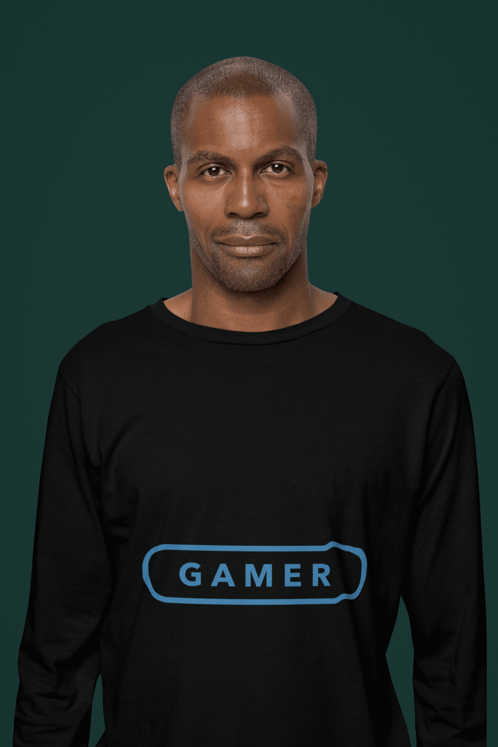 Gamer Male Round Neck Full Sleeve T-shirt - Lyssian