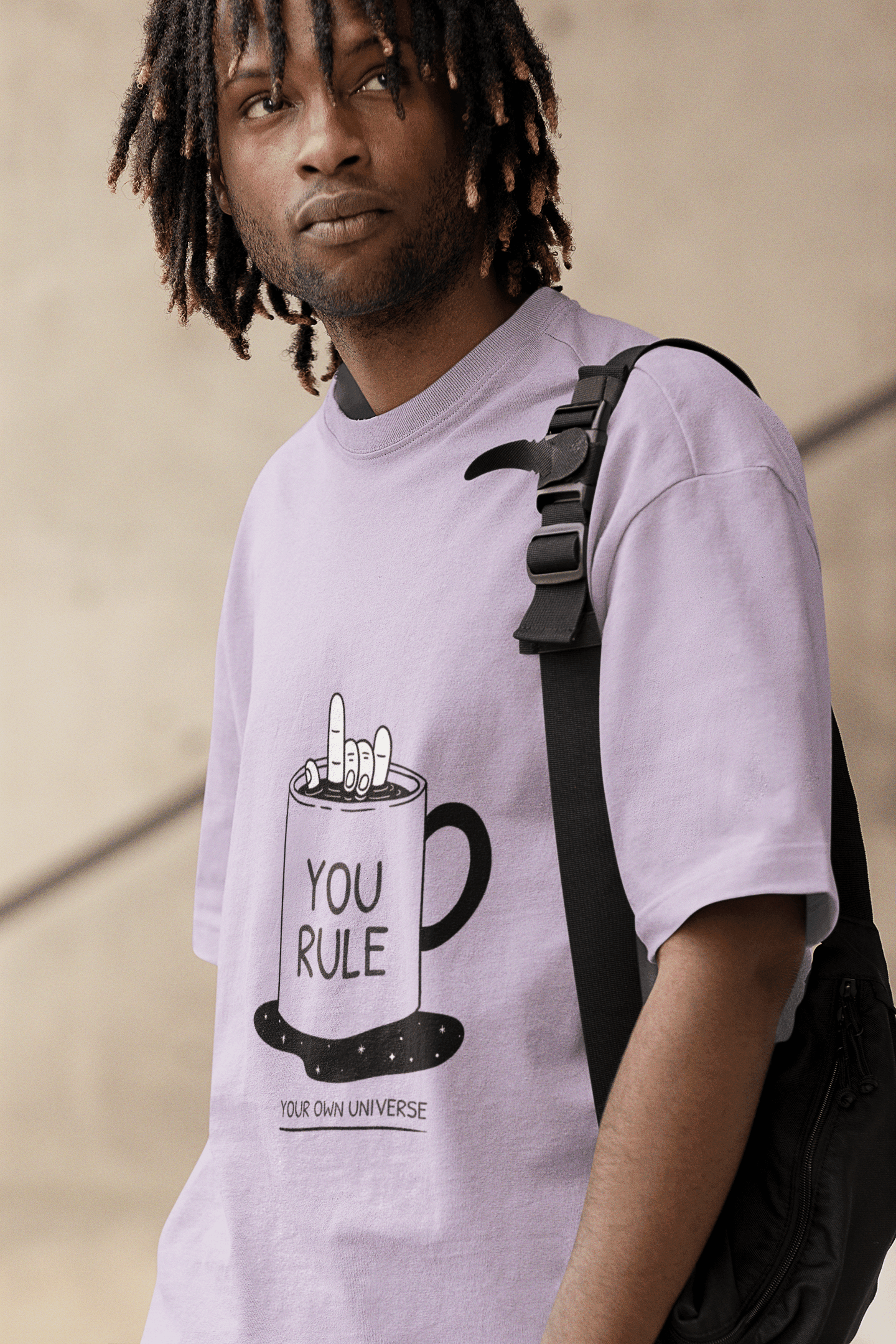 Ruler Men's Oversized T-shirt - Lyssian