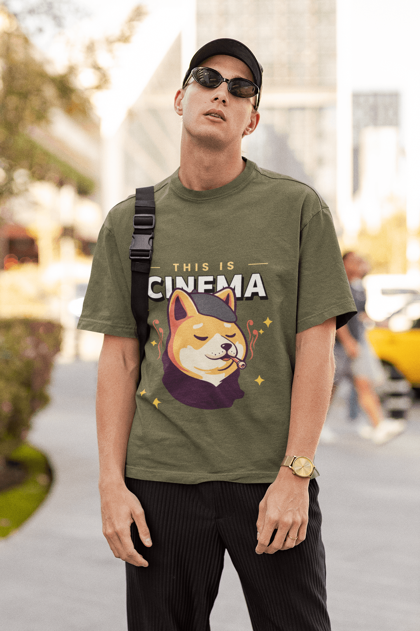 Cinema Men's Oversized T-shirt - Lyssian