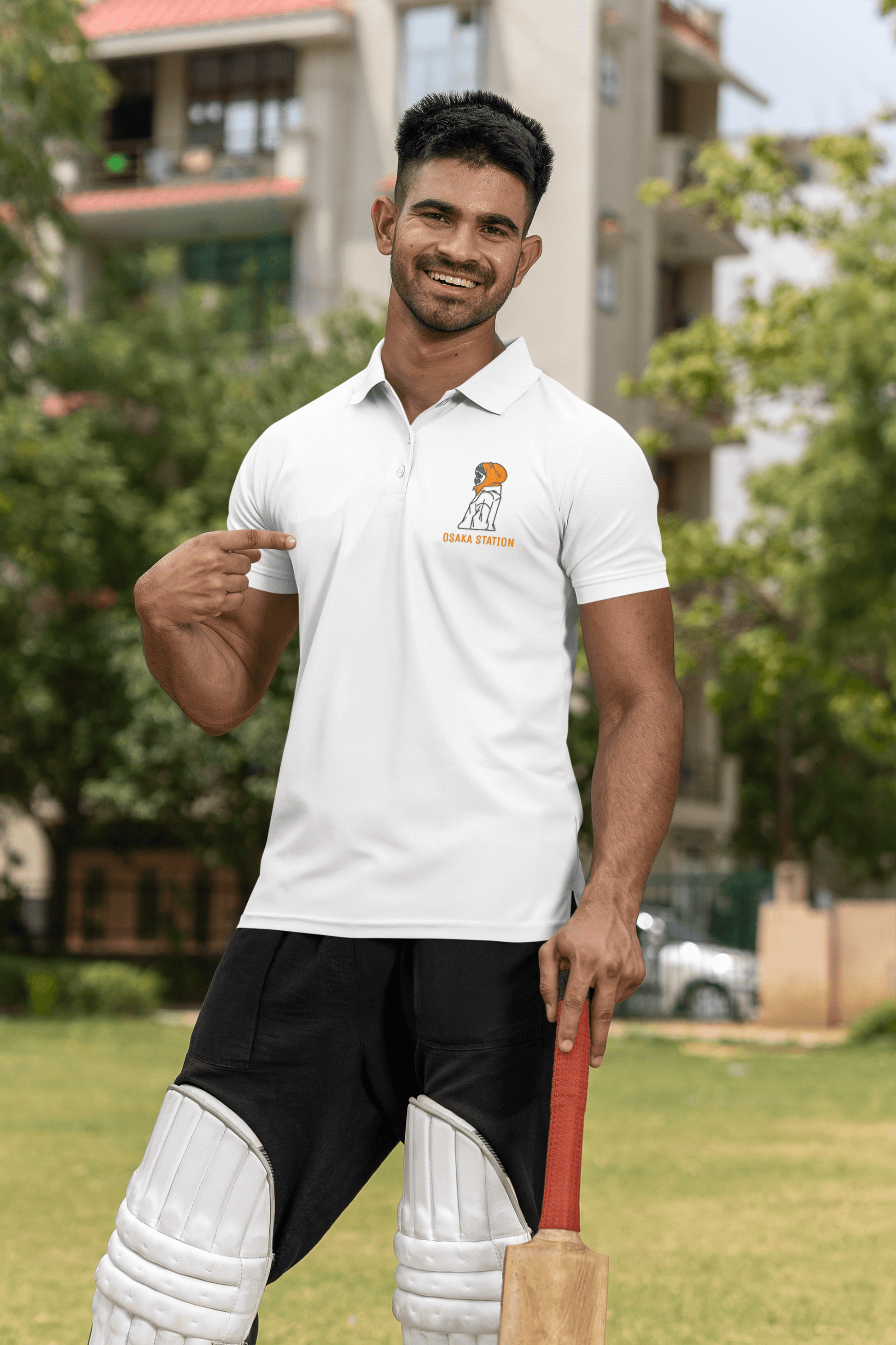 Osaka Station Men's Polo T-shirt - Lyssian