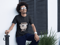 Born Chiller Male Round Neck Half Sleeve T-shirt - Lyssian