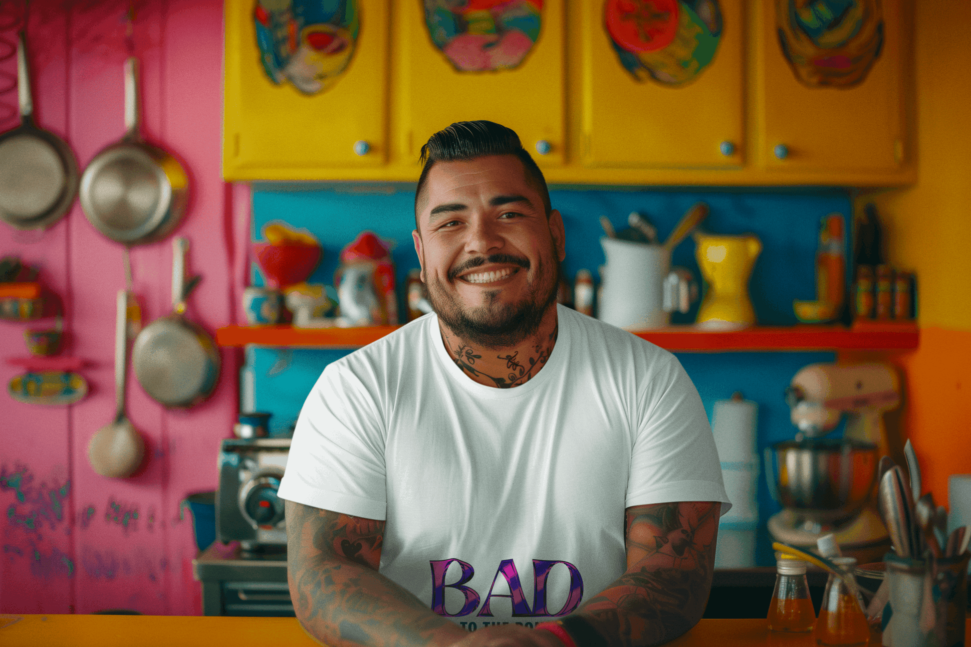 Bad Men's Plus Size T-shirt - Lyssian