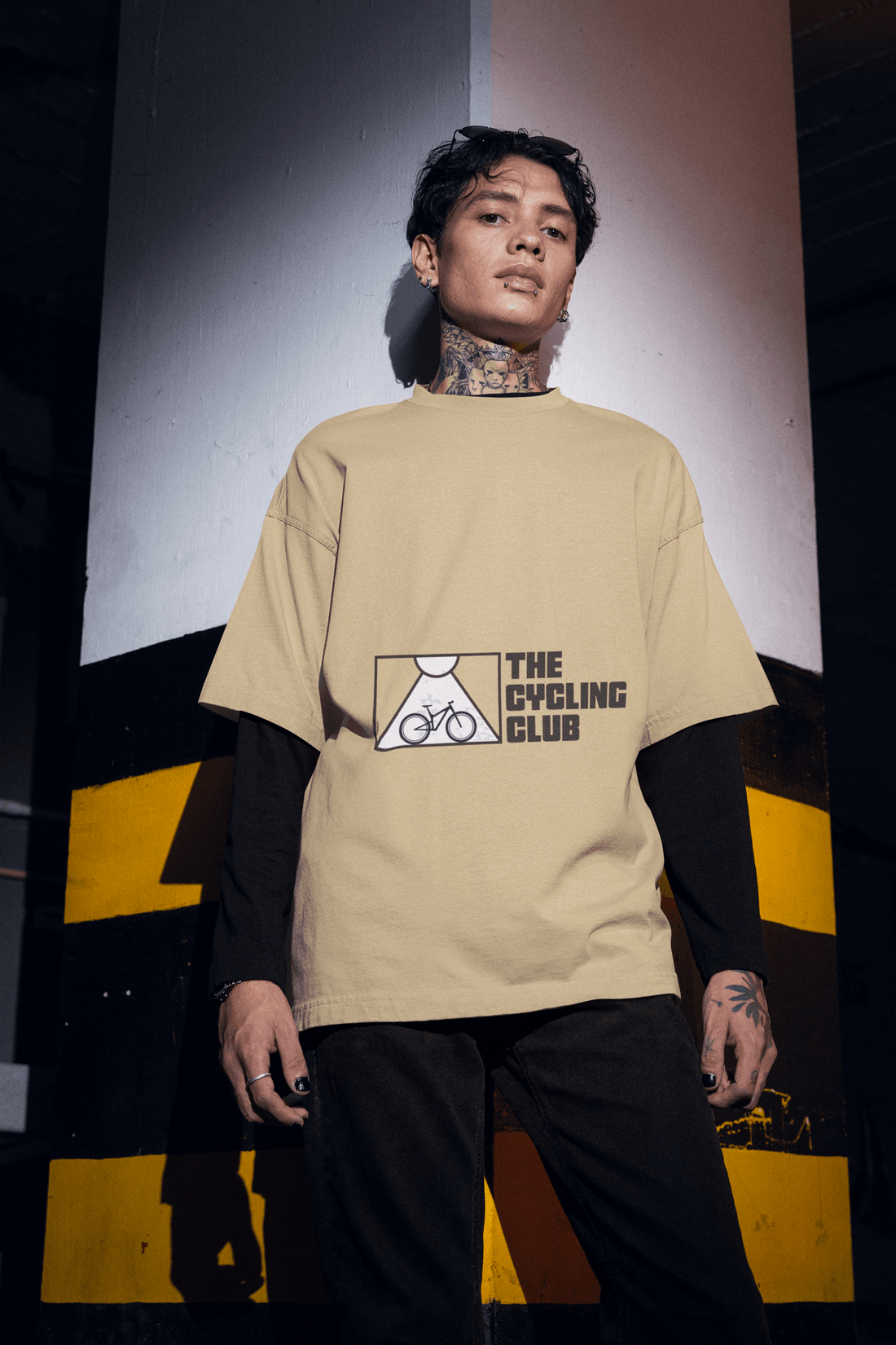 Cycling Club Men's Oversized T-shirt - Lyssian