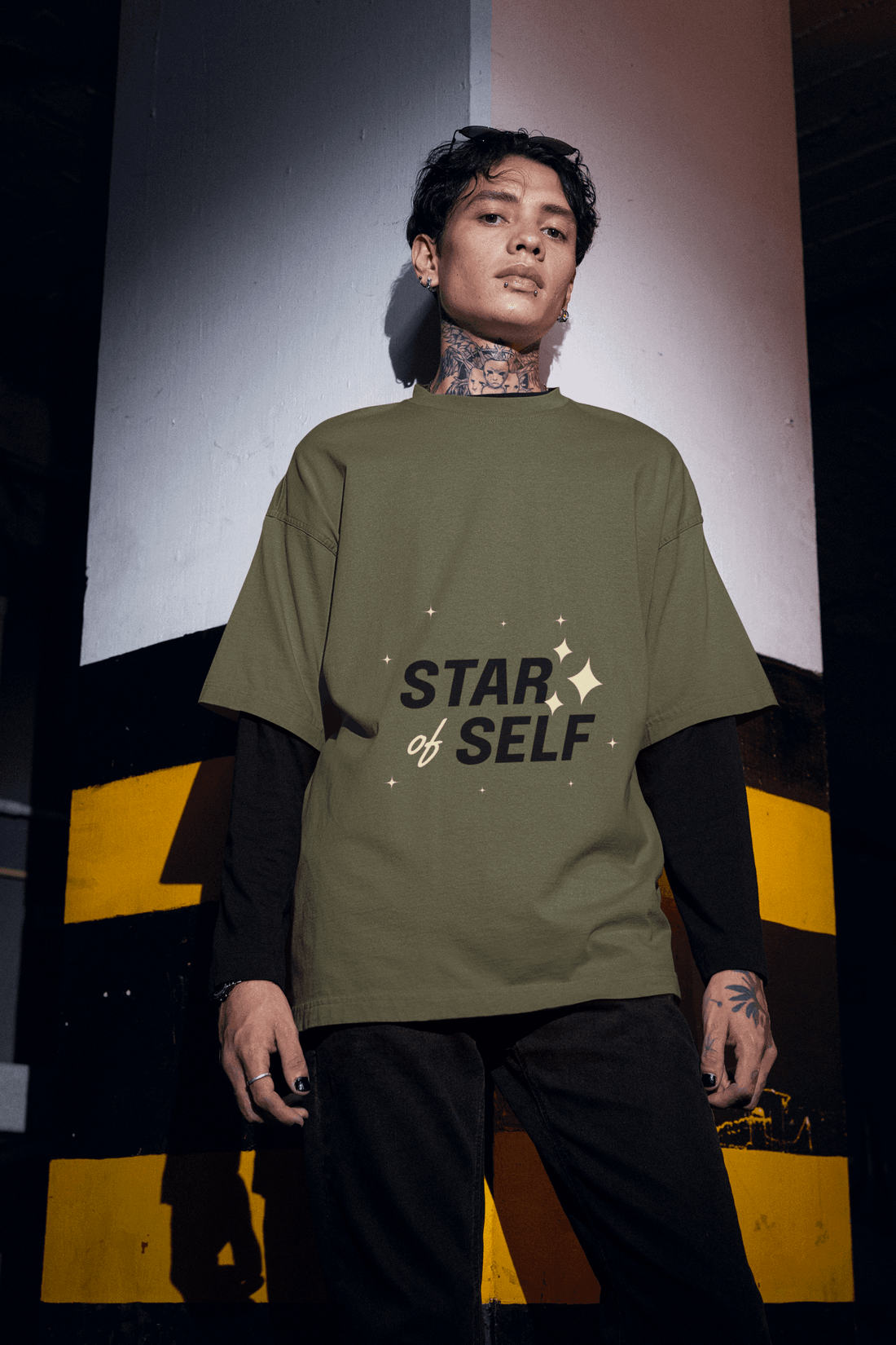Self Men's Oversized T-shirt - Lyssian