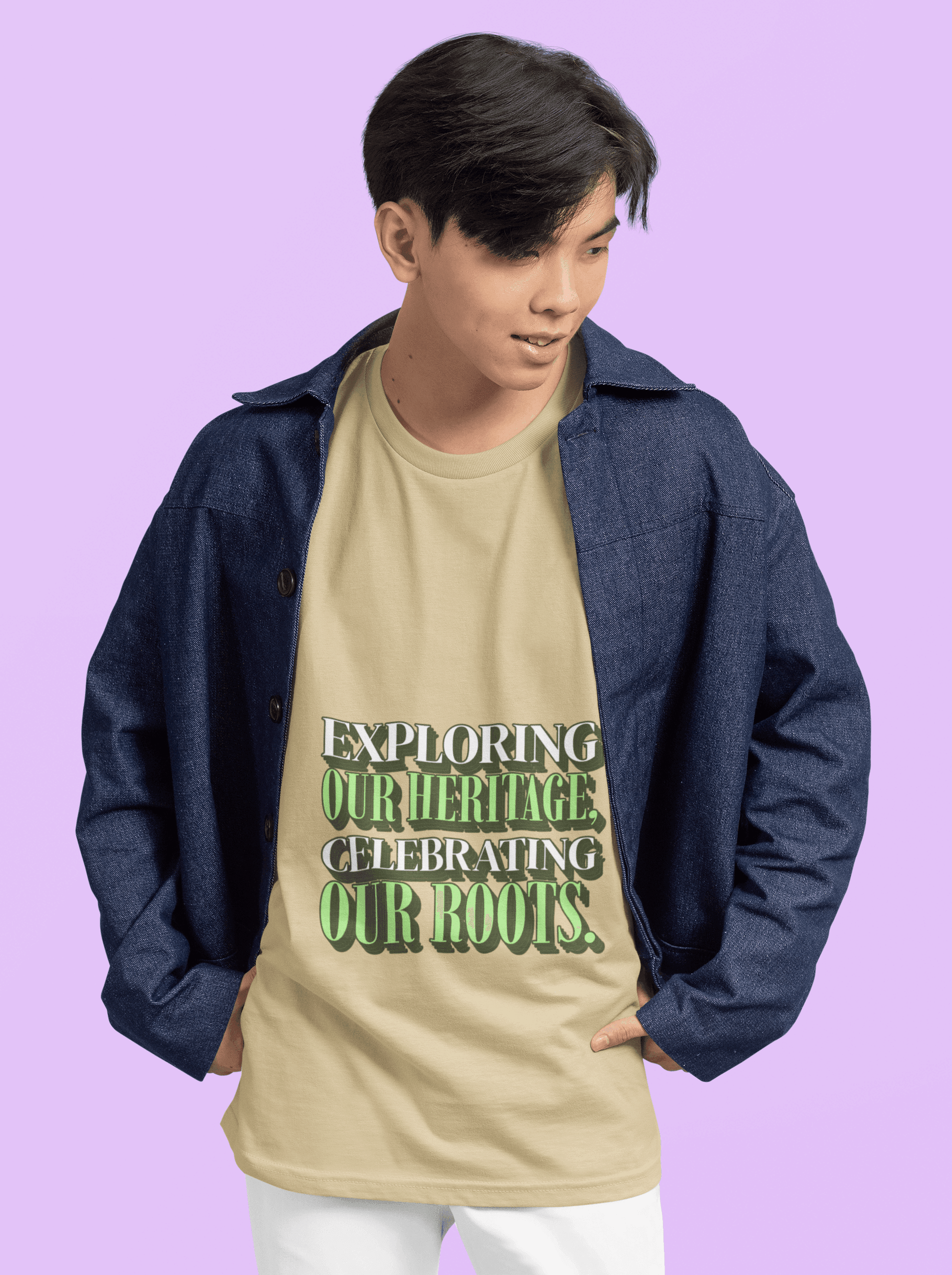 Celebrating Roots Men's Oversized T-shirt - Lyssian