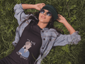 Boy Women's Round Neck Half Sleeve T-shirt - Lyssian