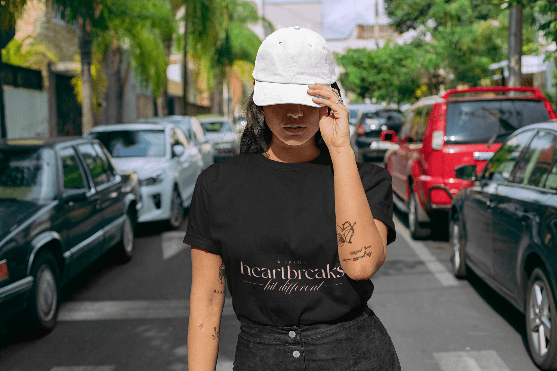 Different Women's Round Neck Half Sleeve T-shirt - Lyssian