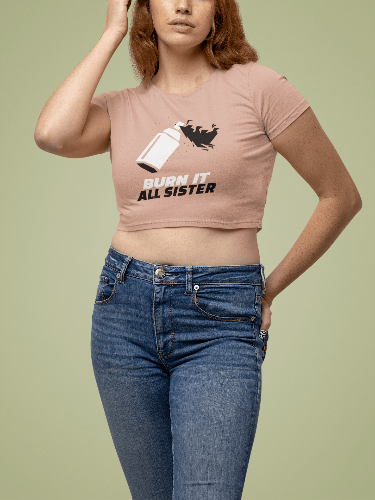 Burn it Sister Women's Crop Top - Lyssian
