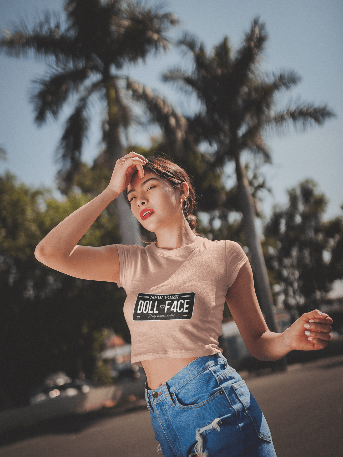 Doll Face Women's Crop Top - Lyssian