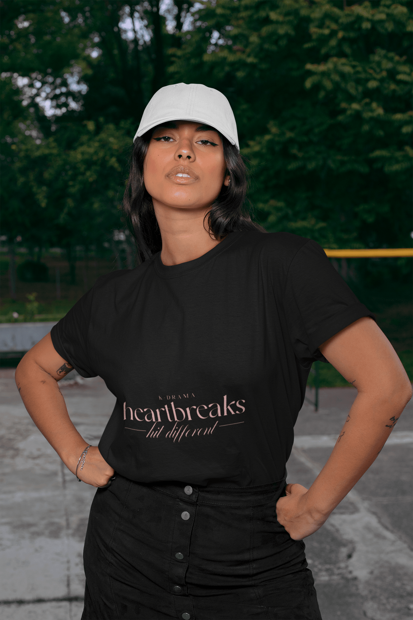 Different Women's Round Neck Half Sleeve T-shirt - Lyssian