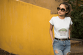 Delulu Hues Women's Round Neck Half Sleeve T-shirt - Lyssian