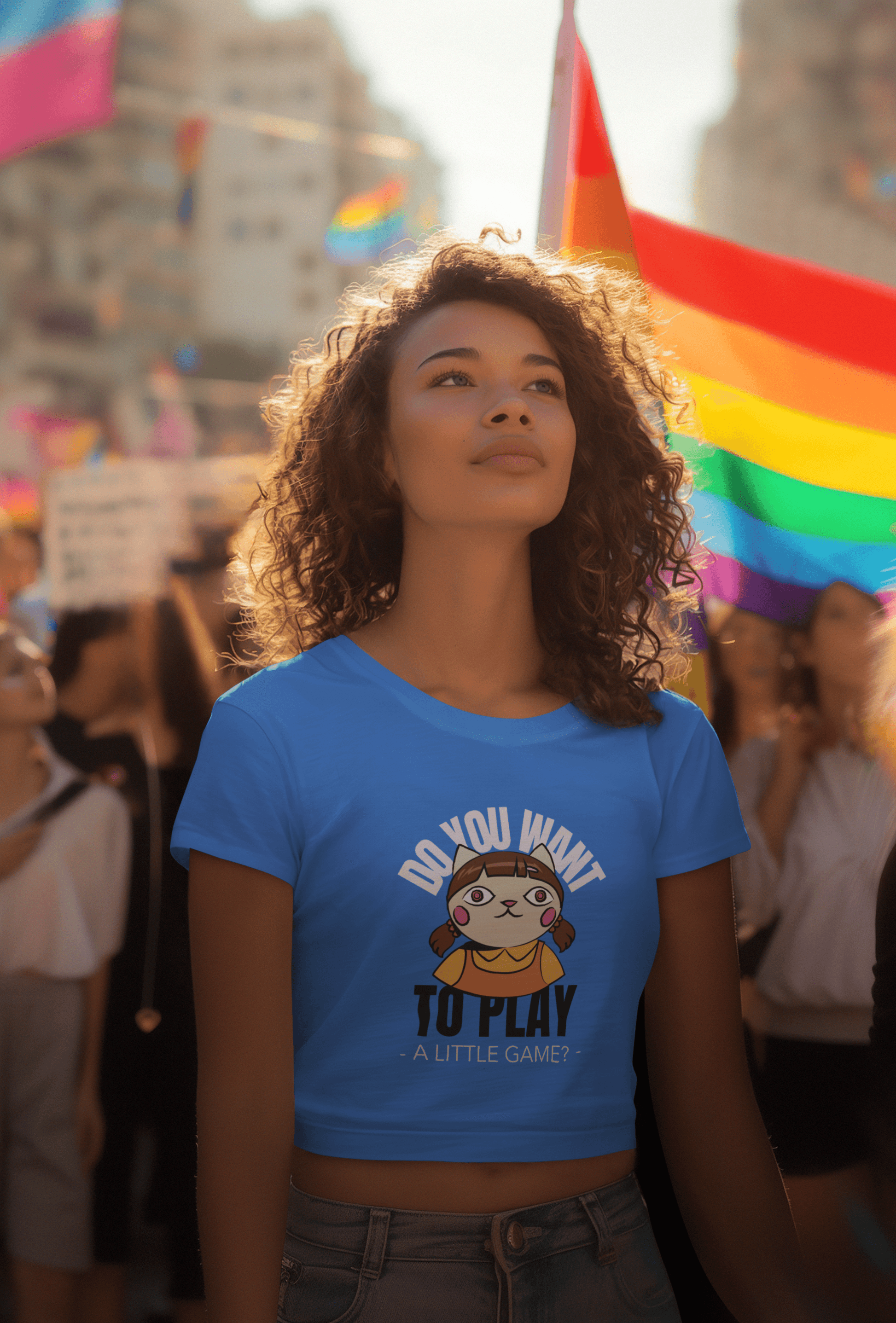 Dare to Play Women's Crop Top - Lyssian