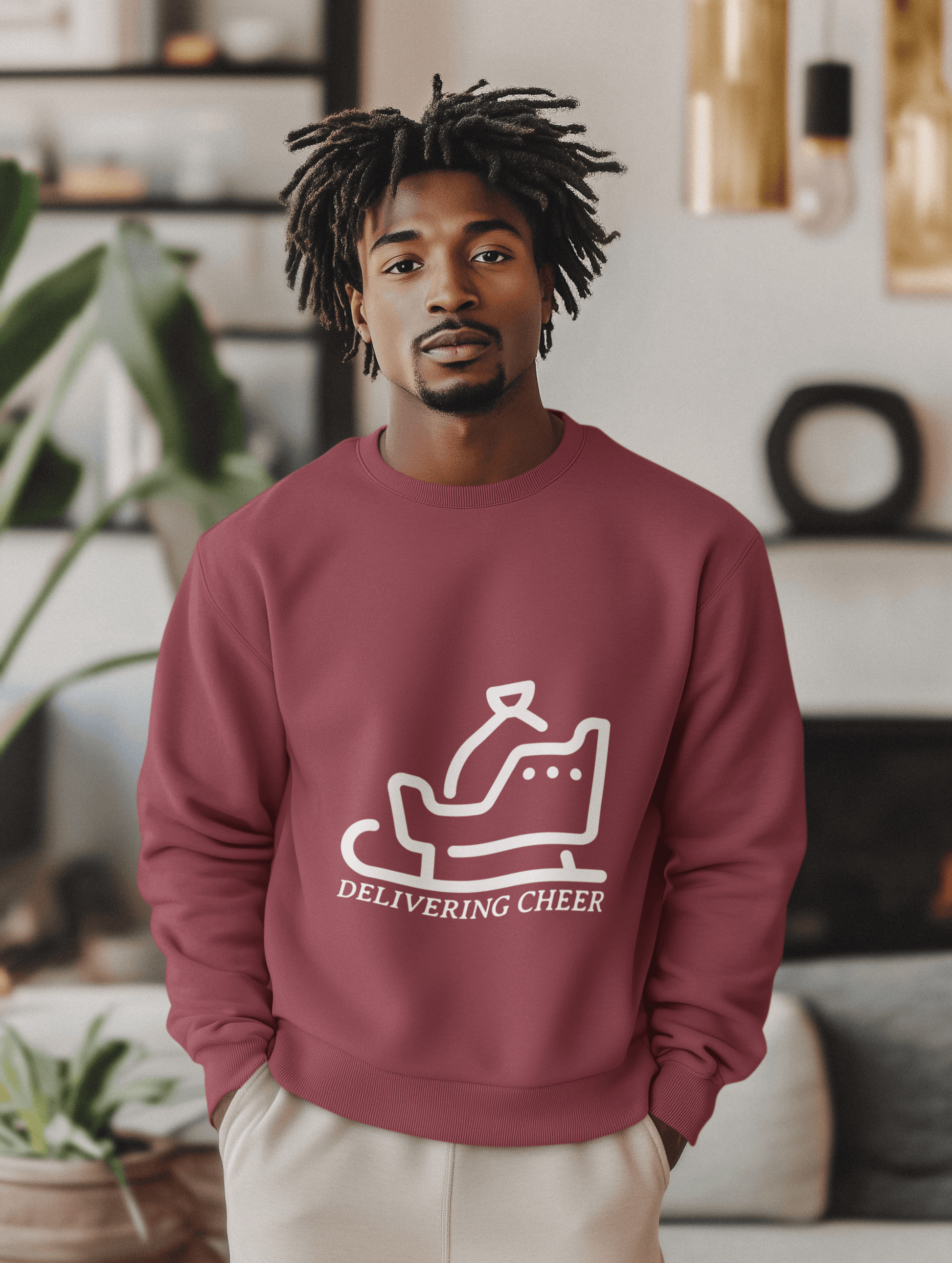 Delivering Cheer Men's Sweatshirt - Lyssian