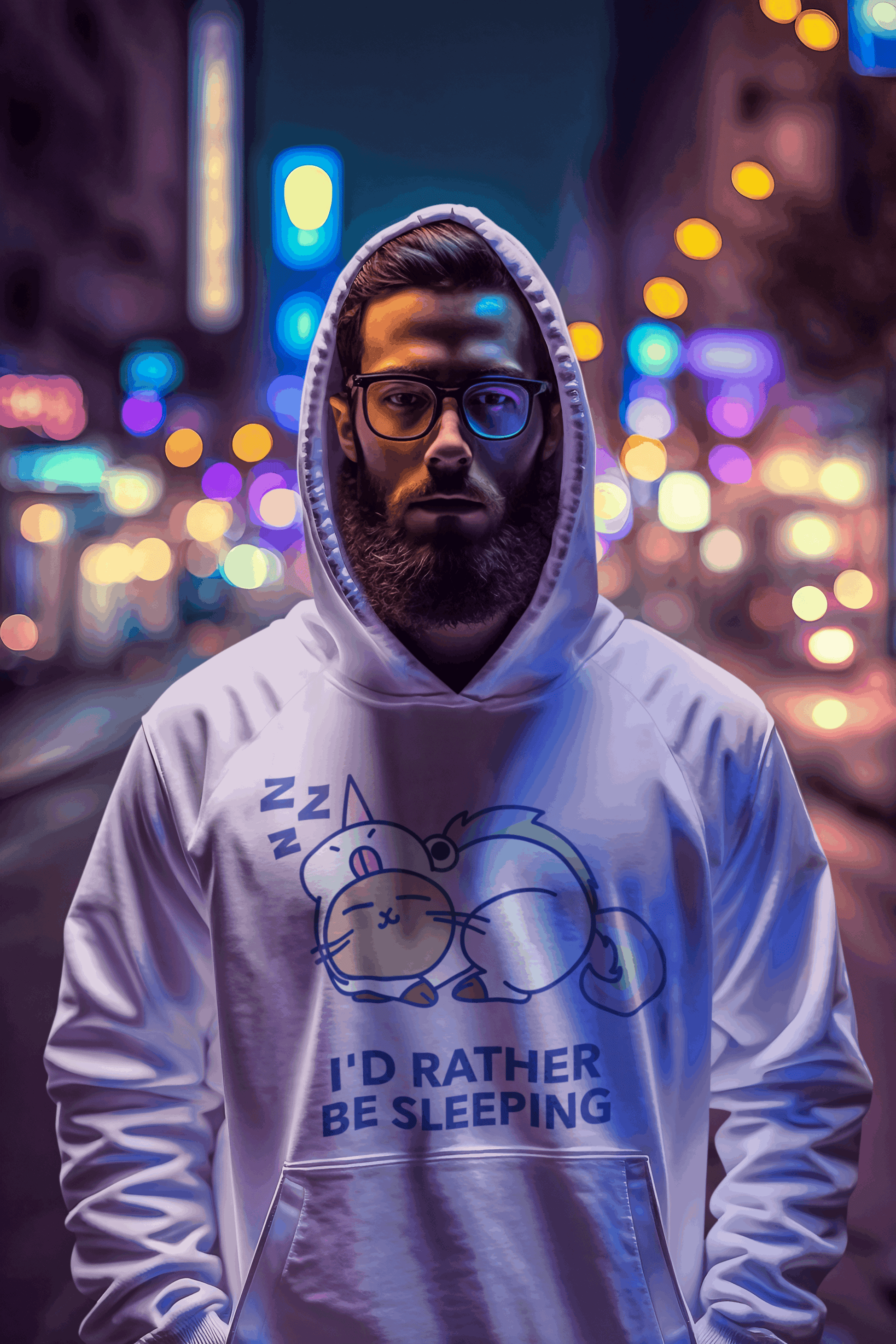 Be Sleeping Men's Hoodie - Lyssian
