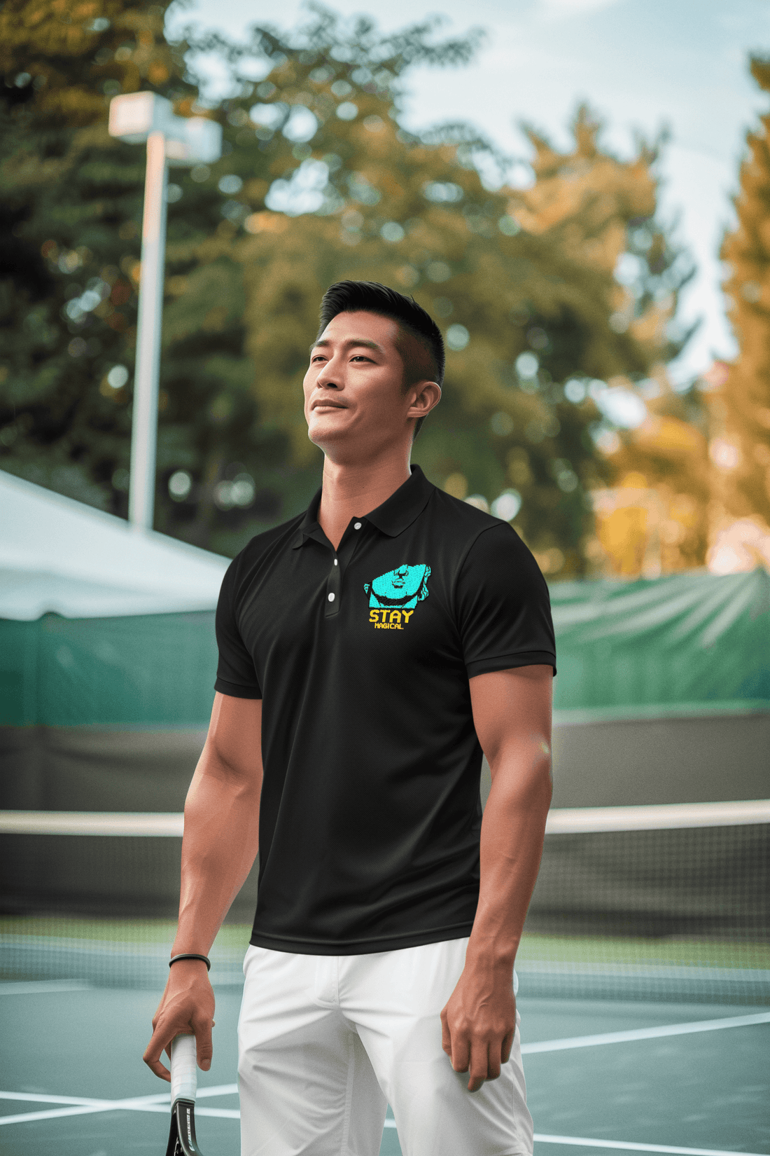Cool Men's Polo T-shirt - Lyssian