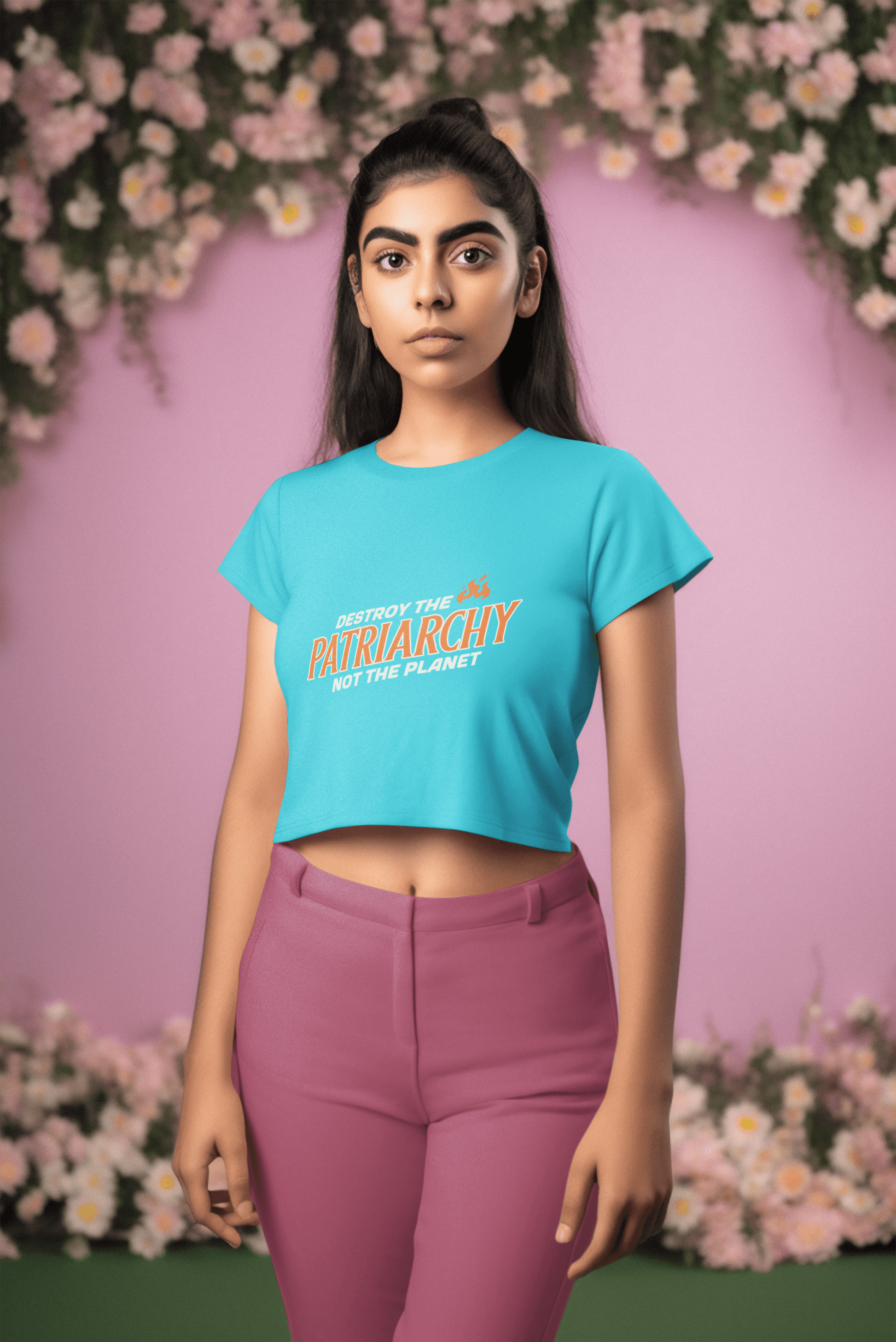 Patriarchy Women's Crop Top - Lyssian