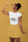 Beams Women's Round Neck Half Sleeve T-shirt - Lyssian