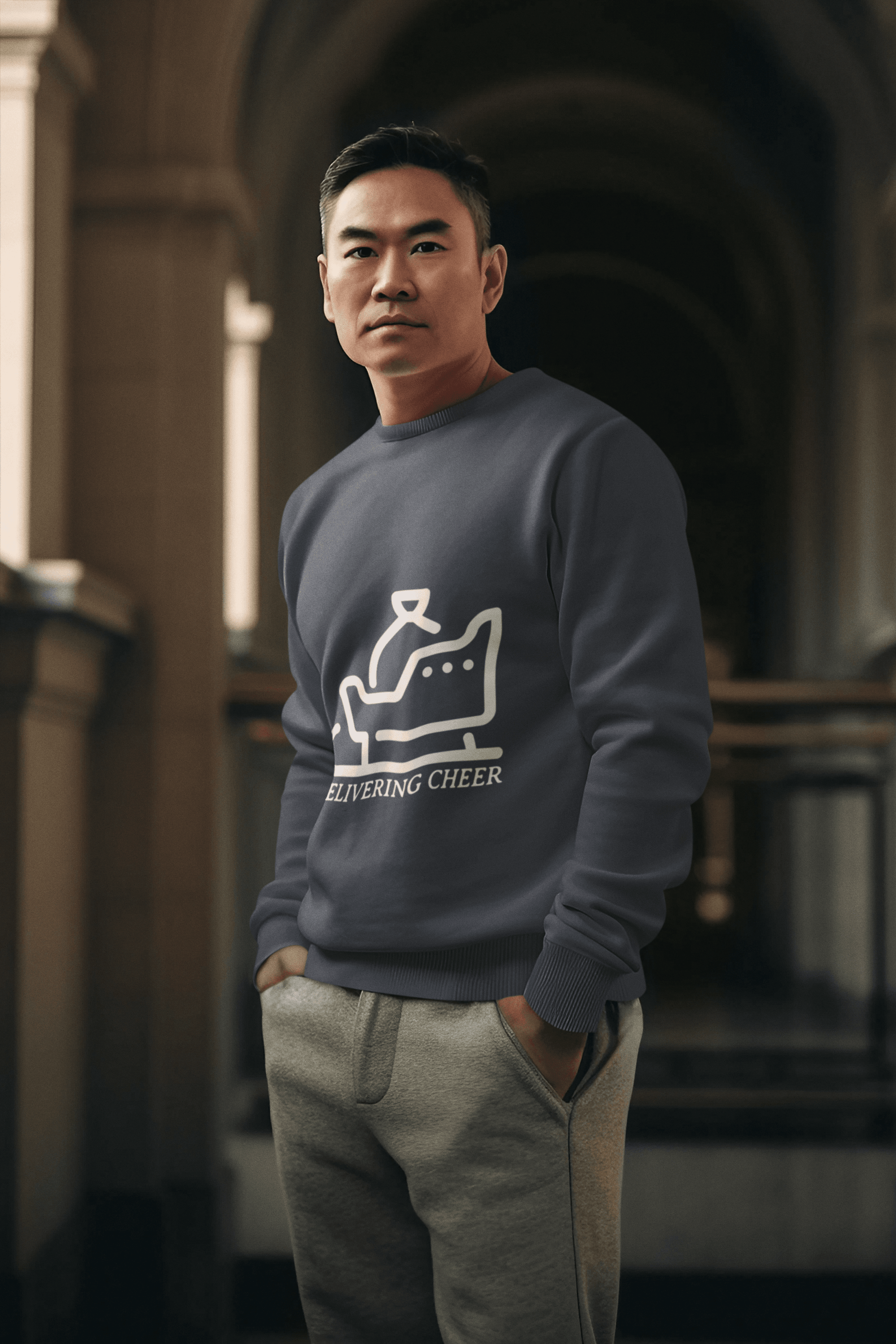 Delivering Cheer Men's Sweatshirt - Lyssian
