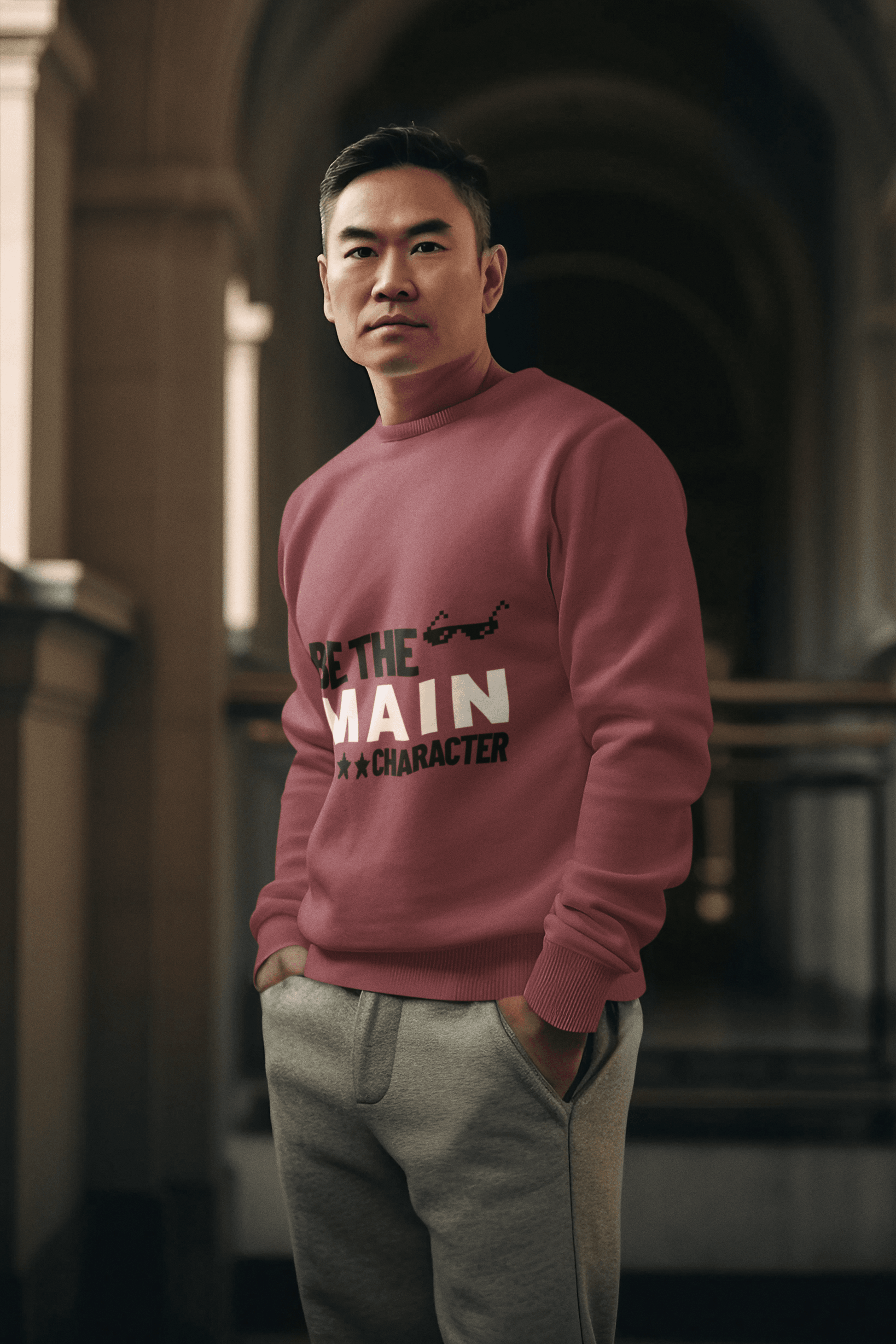 Be Main Character Men's Sweatshirt - Lyssian