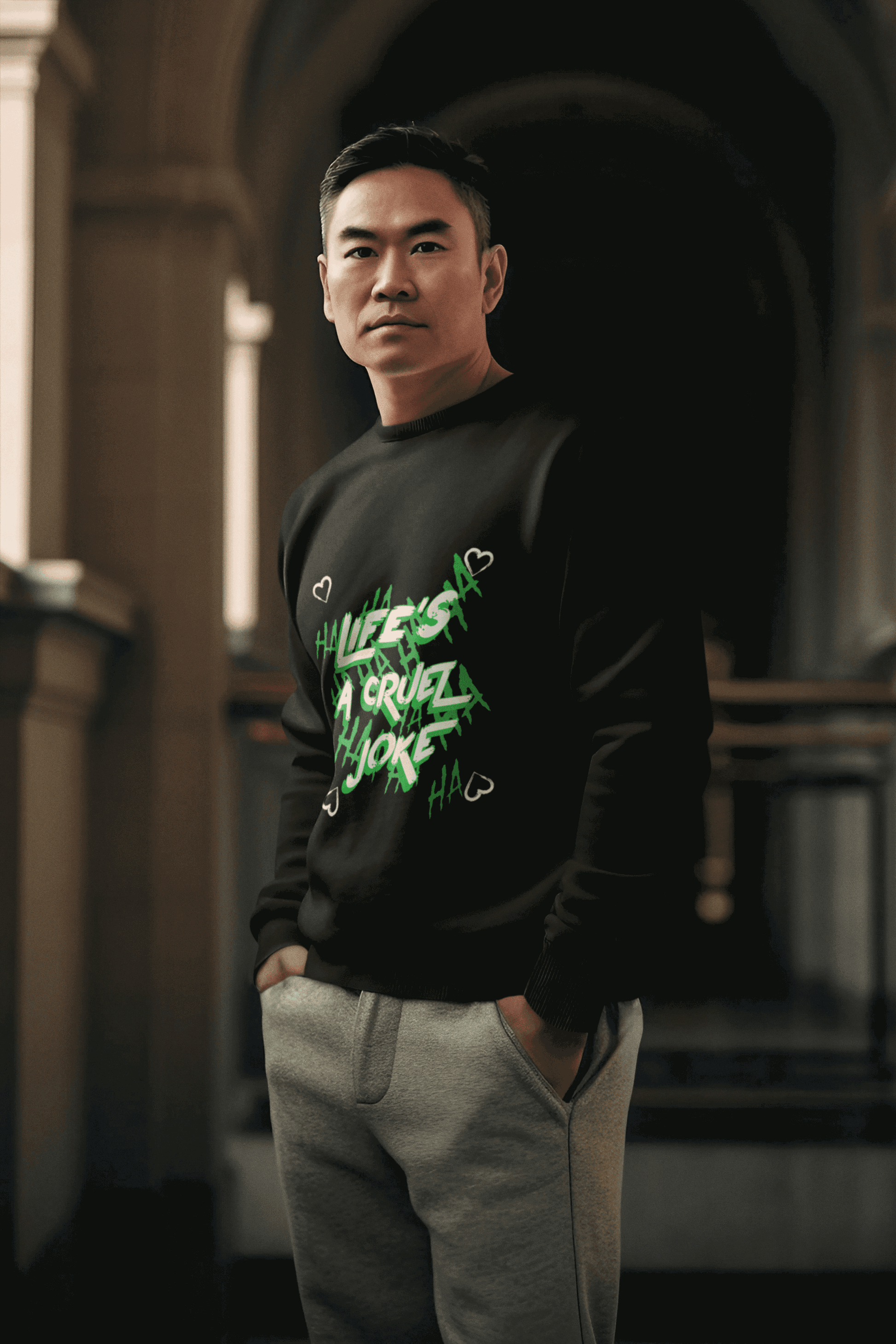A Joke Men's Sweatshirt - Lyssian