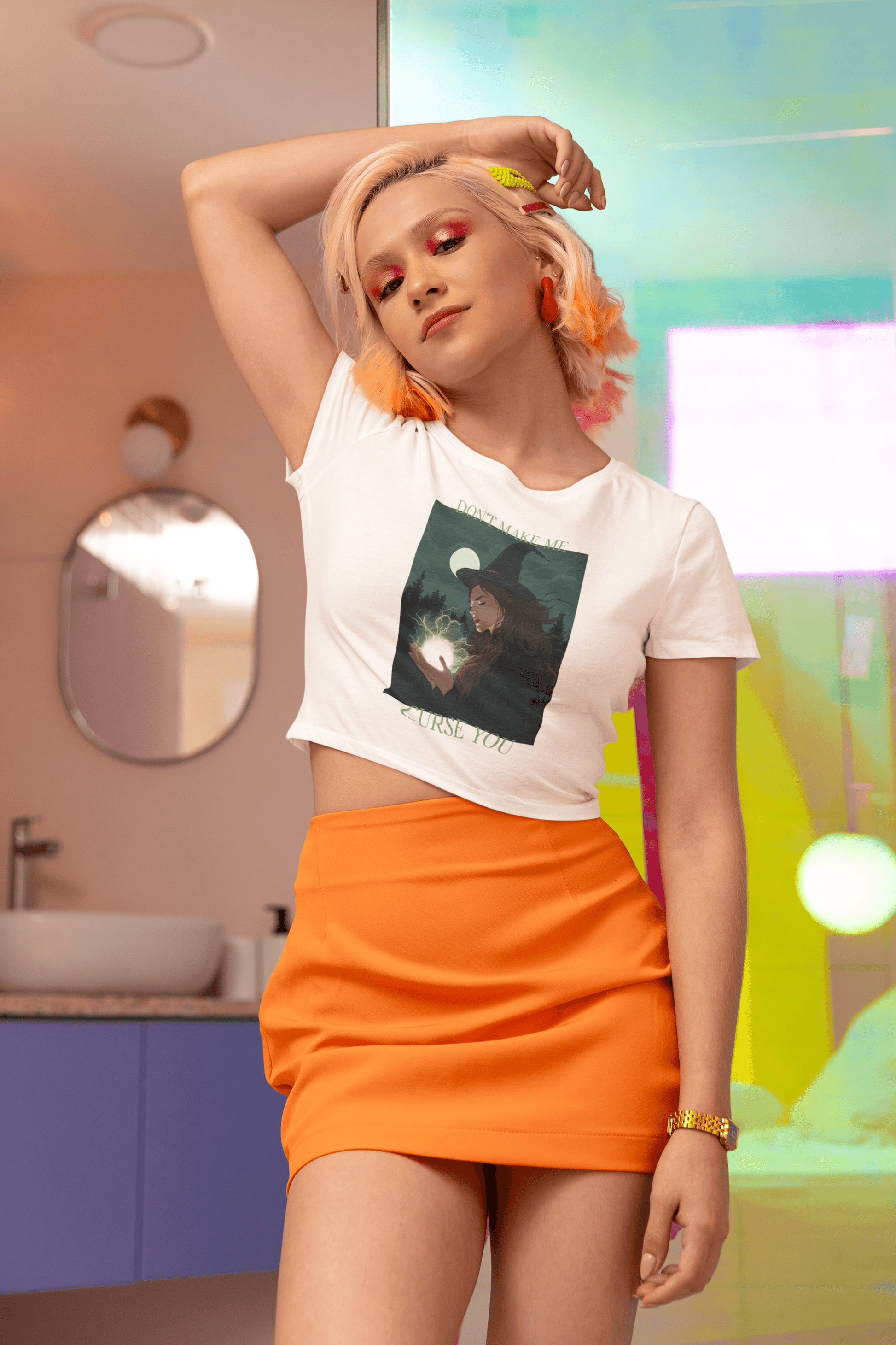 Curse You Women's Crop Top - Lyssian