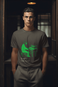 Techie's Men's Round Neck Half Sleeve T-shirt - Lyssian