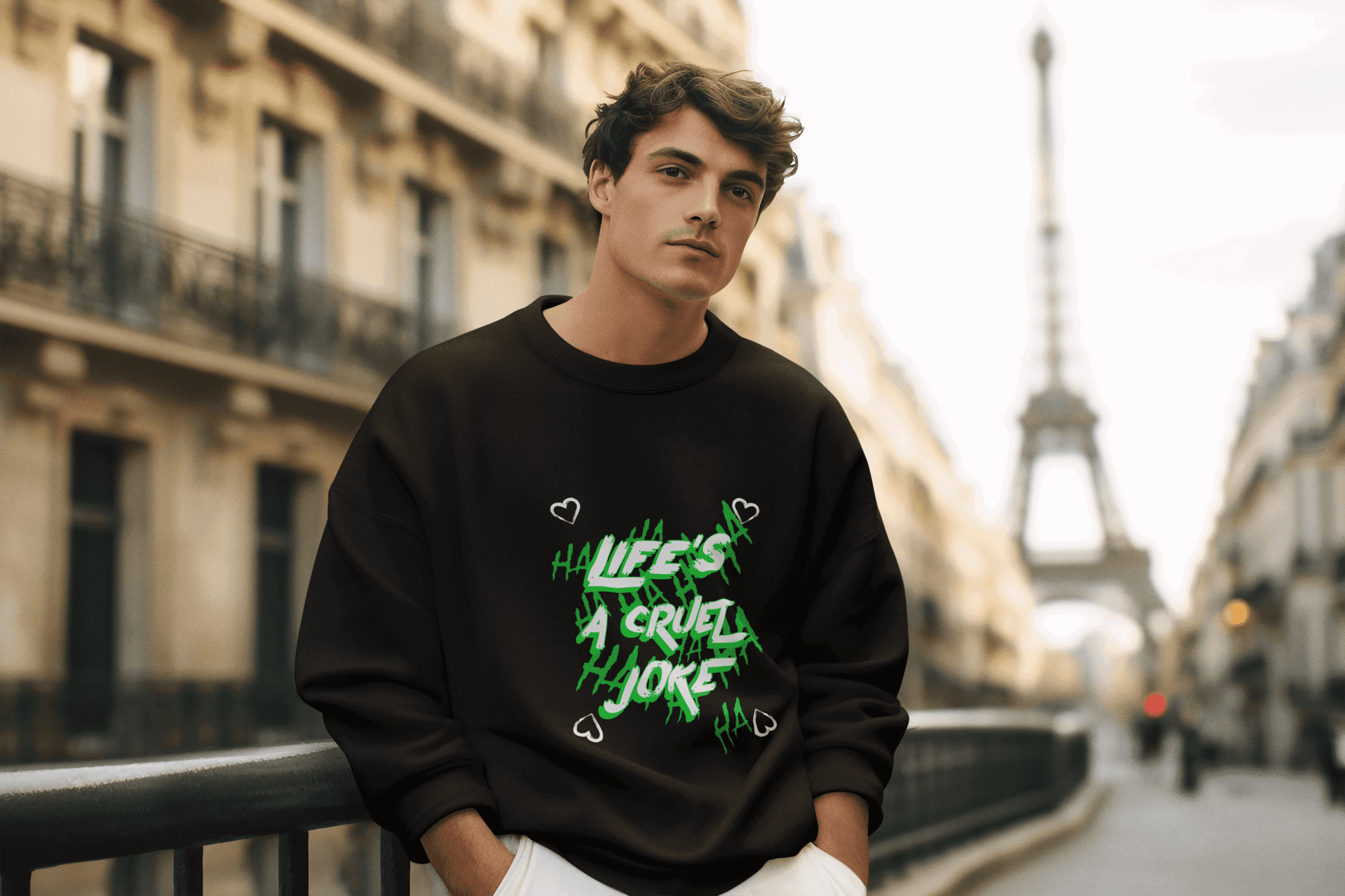 A Joke Men's Sweatshirt - Lyssian