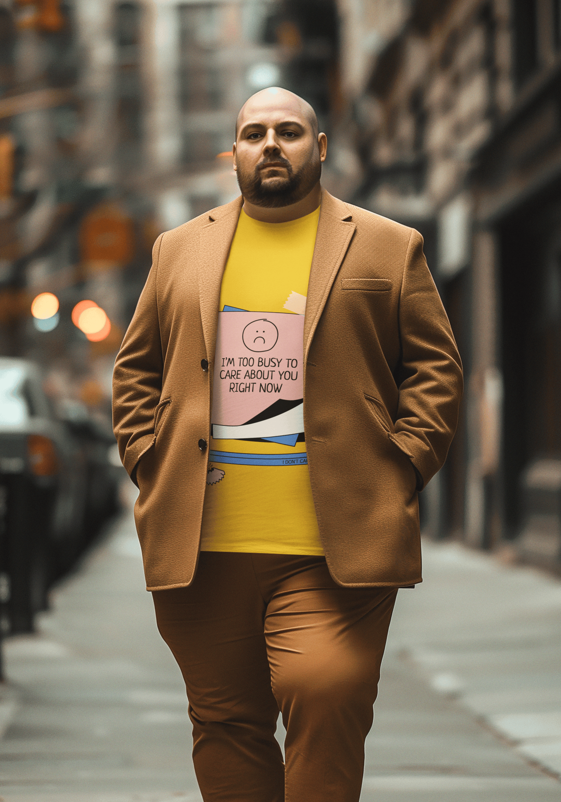 Busy Men's Plus Size T-shirt - Lyssian