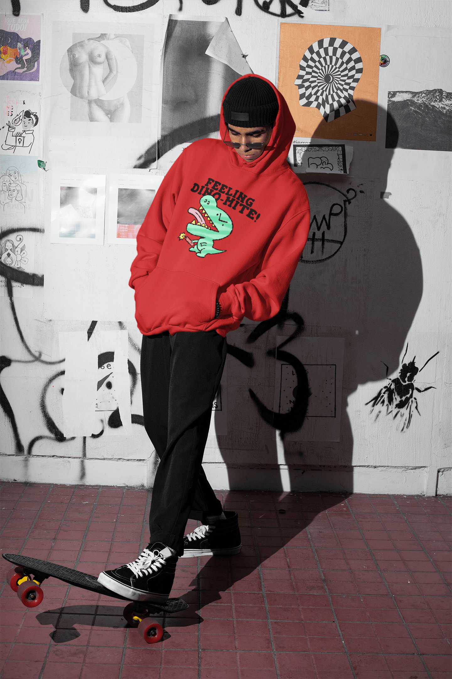 Dinomite Men's Hoodie - Lyssian