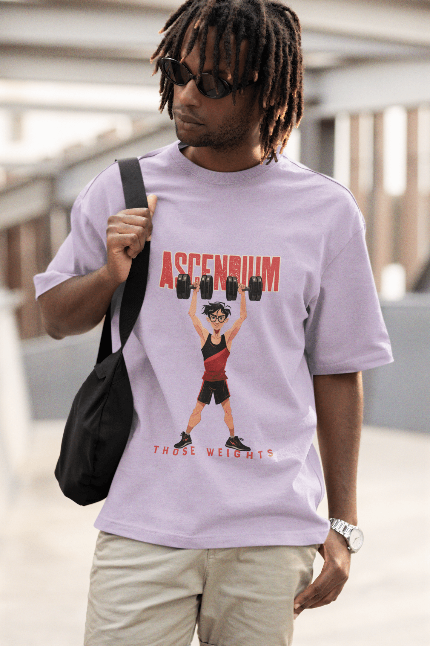 Ascendium Men's Oversized T-shirt - Lyssian