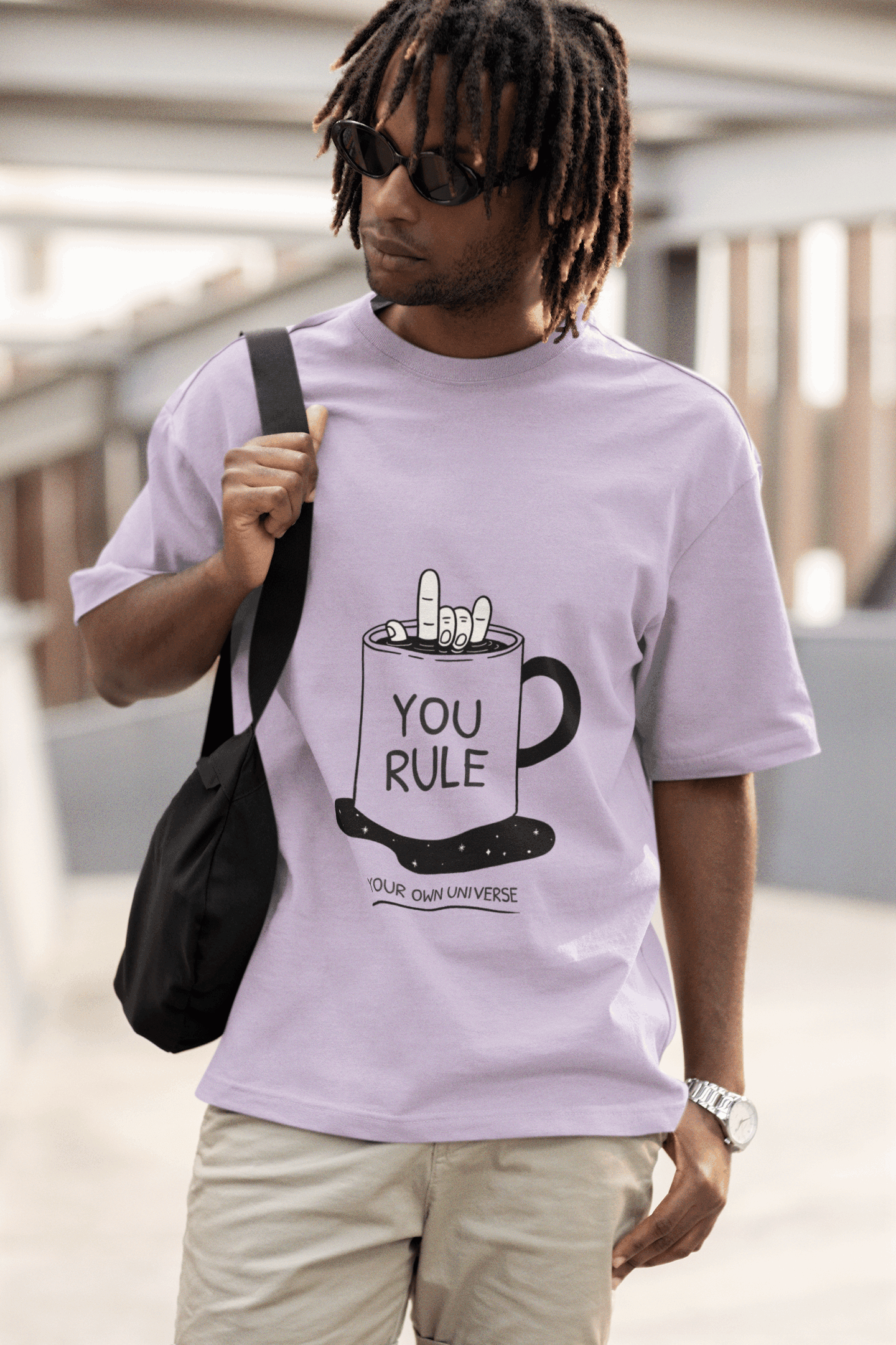 Ruler Men's Oversized T-shirt - Lyssian