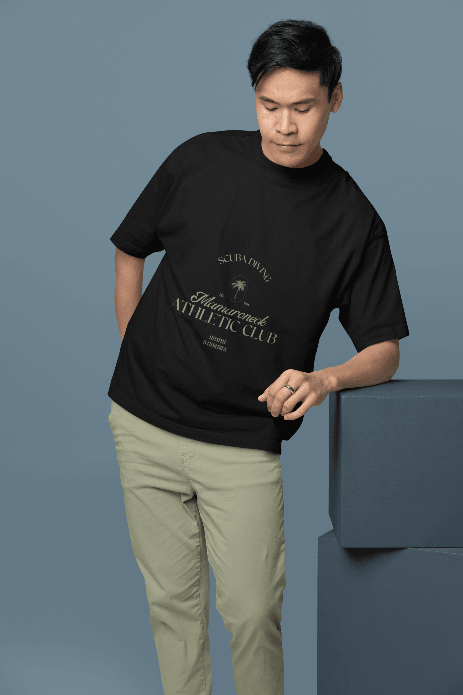 Athletic Club Men's Oversized T-shirt - Lyssian