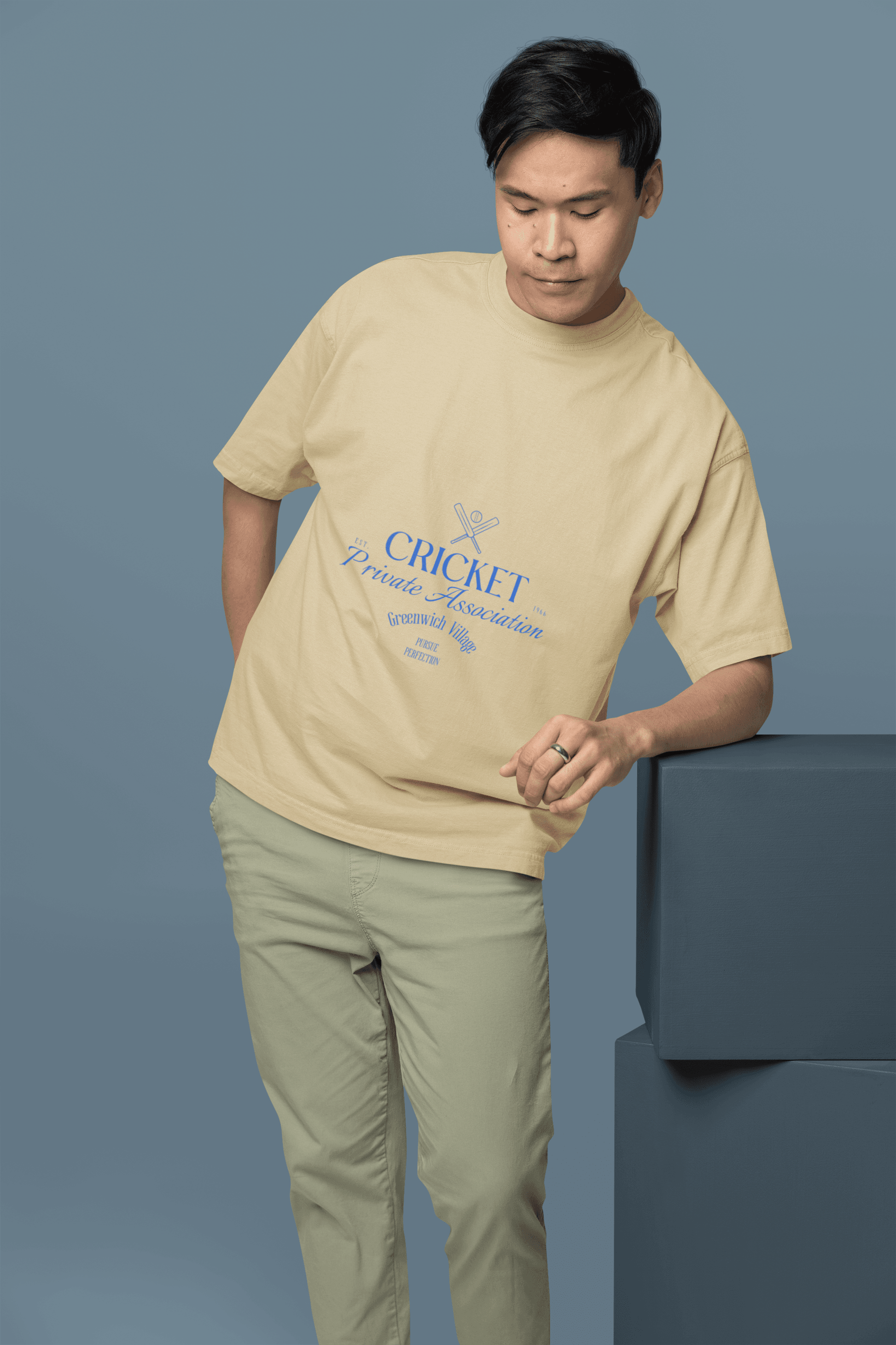 Cricket Men's Oversized T-shirt - Lyssian
