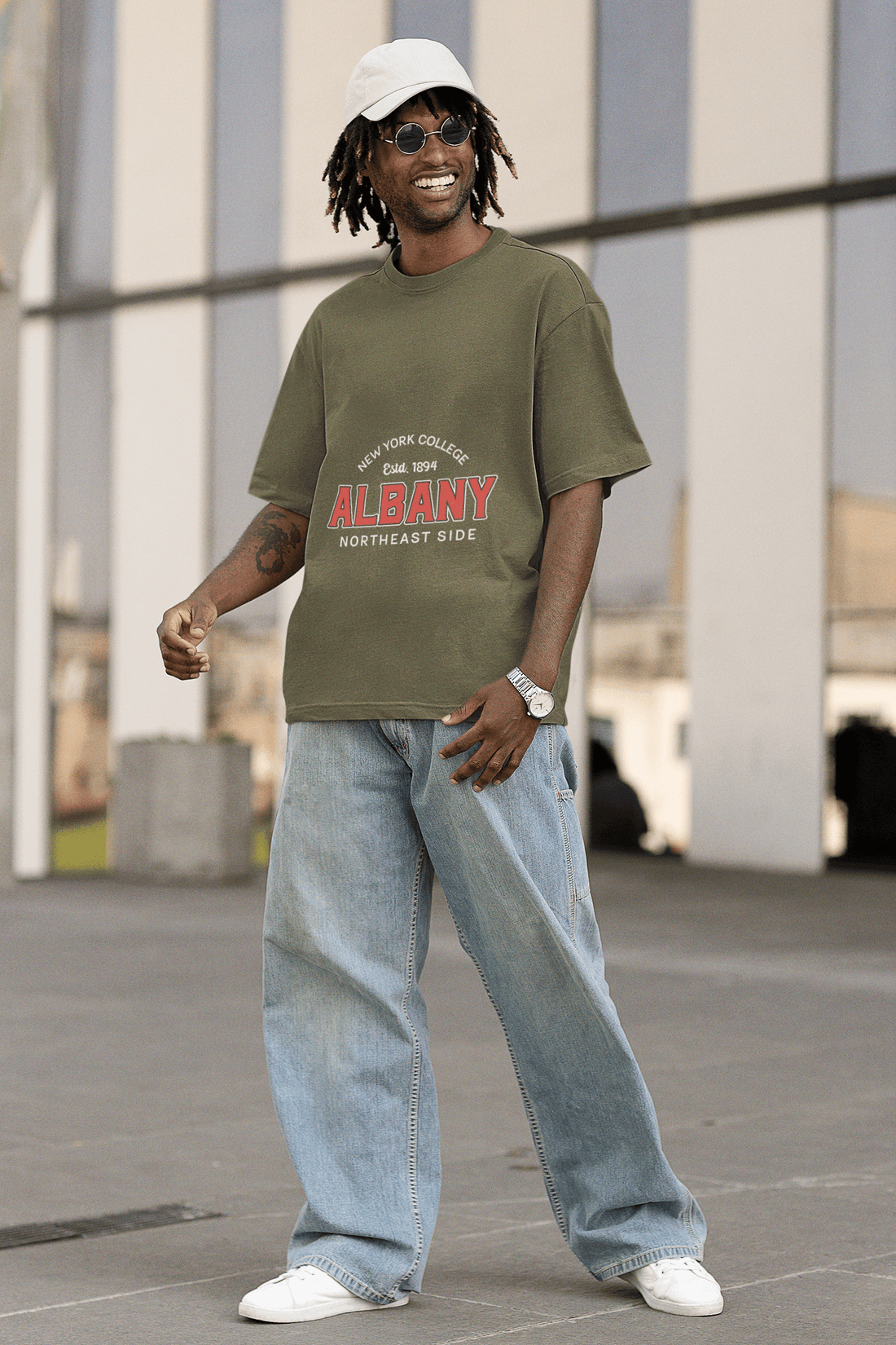 Albany Men's Oversized T-shirt - Lyssian