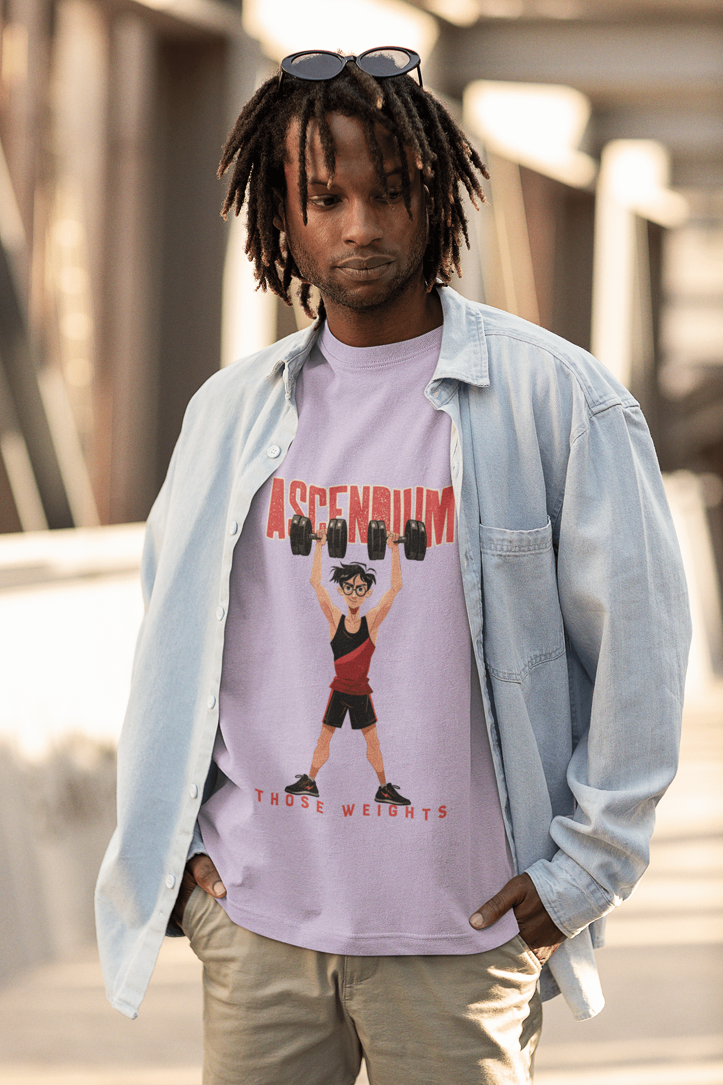 Ascendium Men's Oversized T-shirt - Lyssian