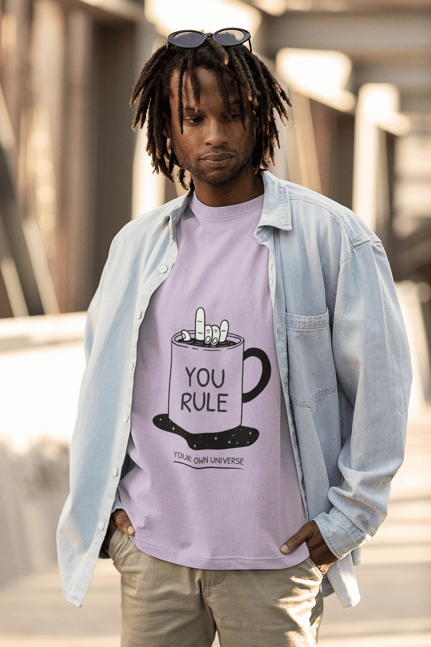Ruler Men's Oversized T-shirt - Lyssian