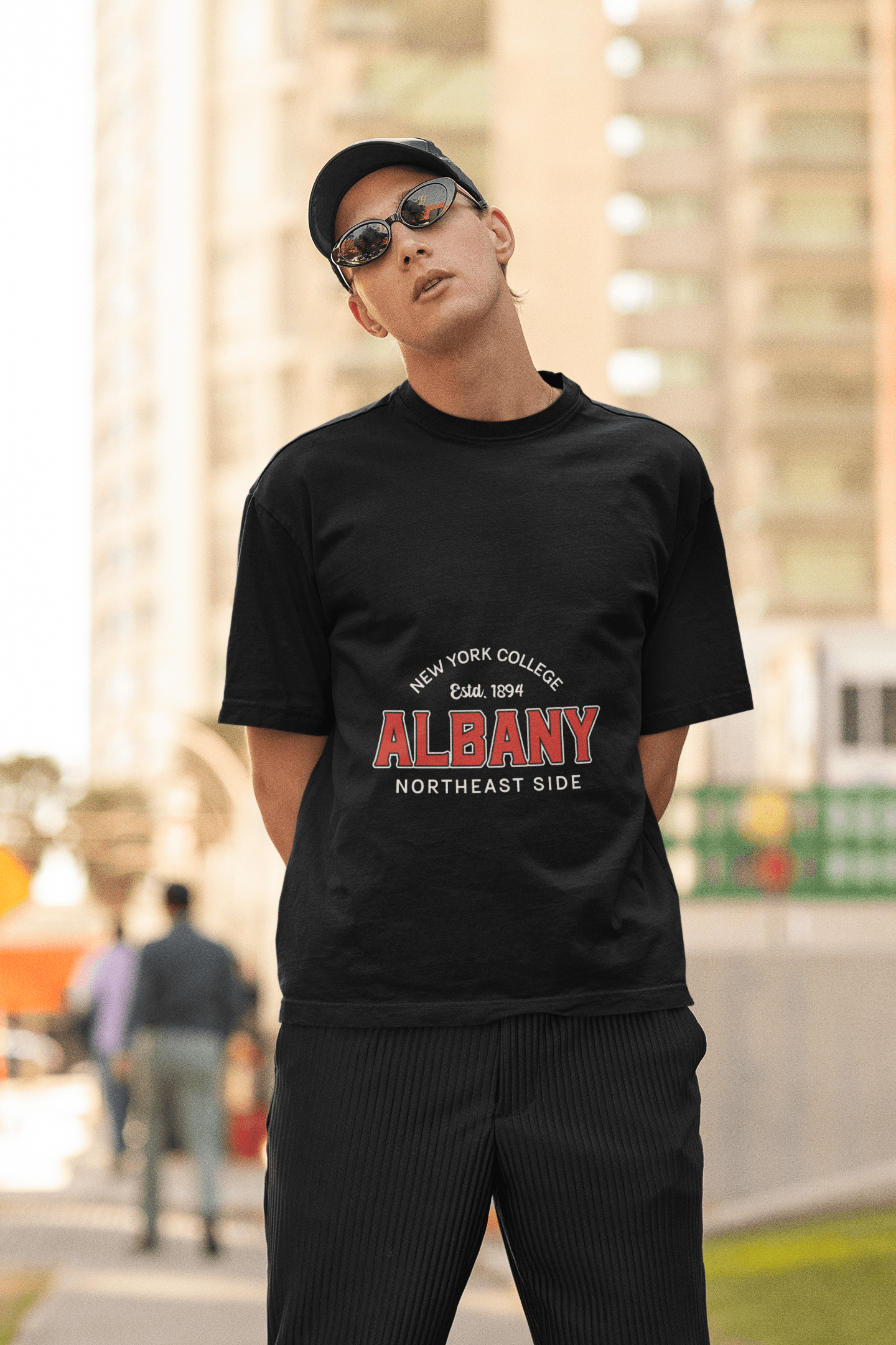 Albany Men's Oversized T-shirt - Lyssian