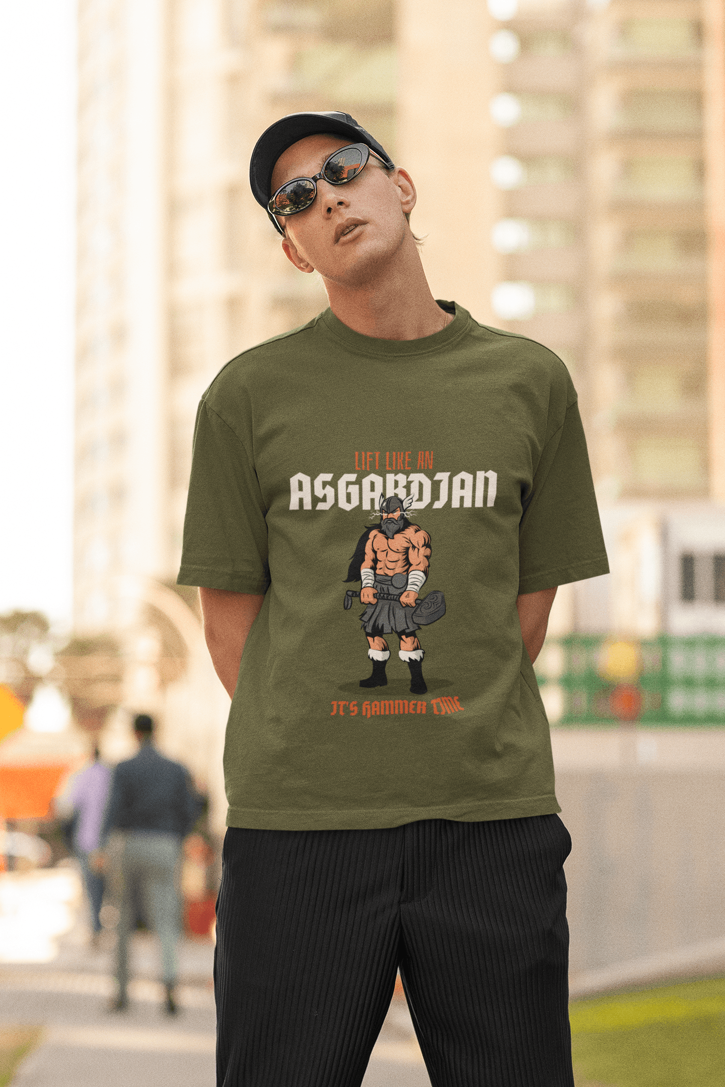 Asgardian Men's Oversized T-shirt - Lyssian